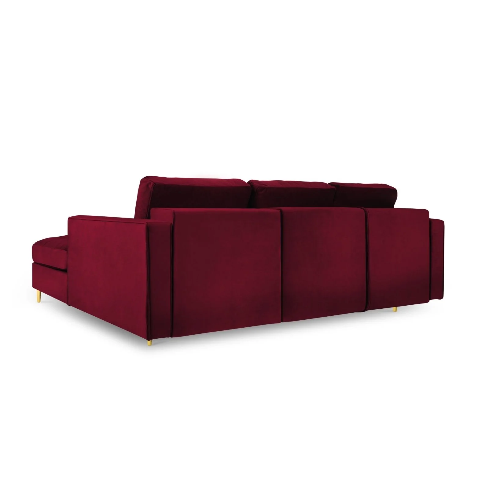 Aspen 5-Sitzer Ecksofa mit Schlaffunktion und Stauraum, Rechte Seite, aus Samt oder Strukturstoff, 240x175x96 cm - Image 17