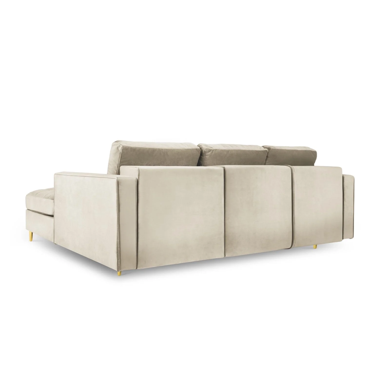 Aspen 5-Sitzer Ecksofa mit Schlaffunktion und Stauraum, Rechte Seite, aus Samt oder Strukturstoff, 240x175x96 cm - Image 23