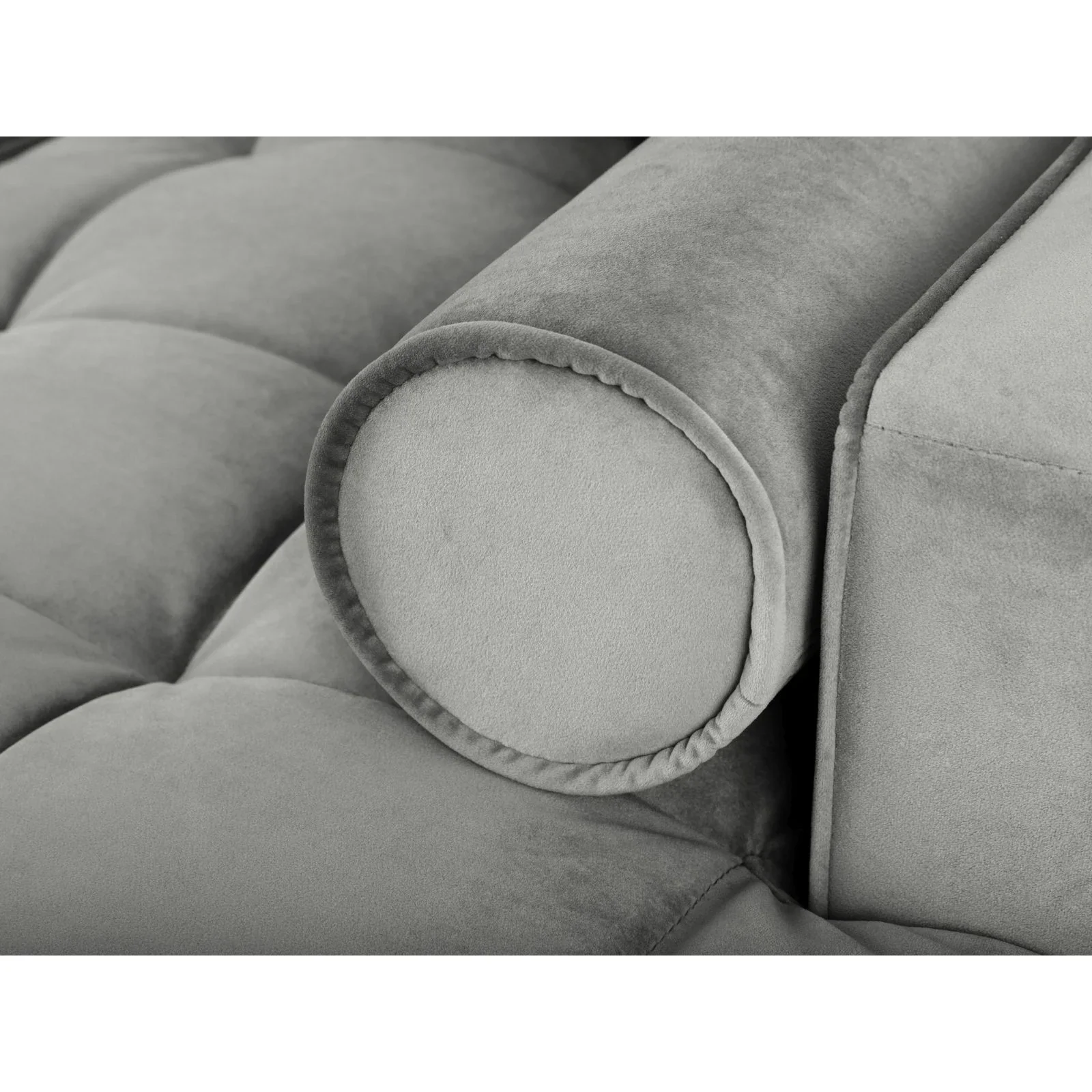 Aspen 5-Sitzer Ecksofa mit Schlaffunktion und Stauraum, Rechte Seite, aus Samt oder Strukturstoff, 240x175x96 cm - Image 30