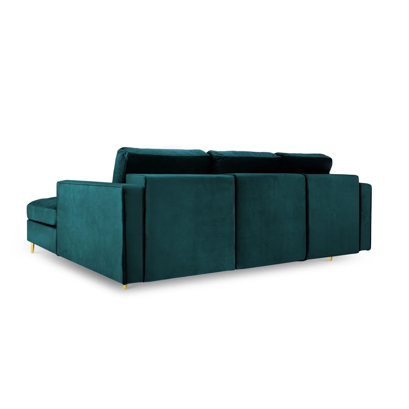 Aspen 5-Sitzer Ecksofa mit Schlaffunktion und Stauraum, Rechte Seite, aus Samt oder Strukturstoff, 240x175x96 cm - Image 41