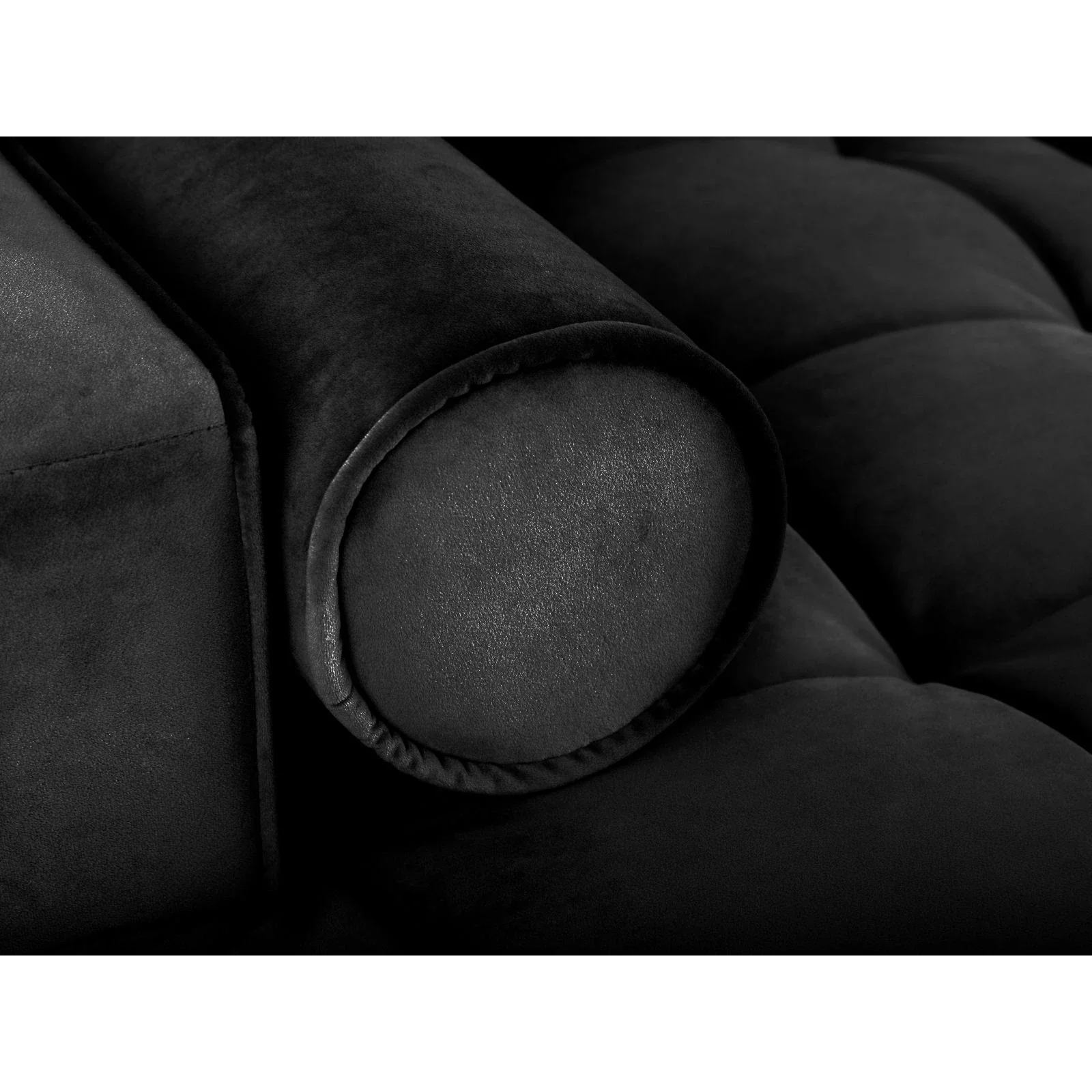 Aspen 5-Sitzer Ecksofa mit Schlaffunktion und Stauraum, Rechte Seite, aus Samt oder Strukturstoff, 240x175x96 cm - Image 48