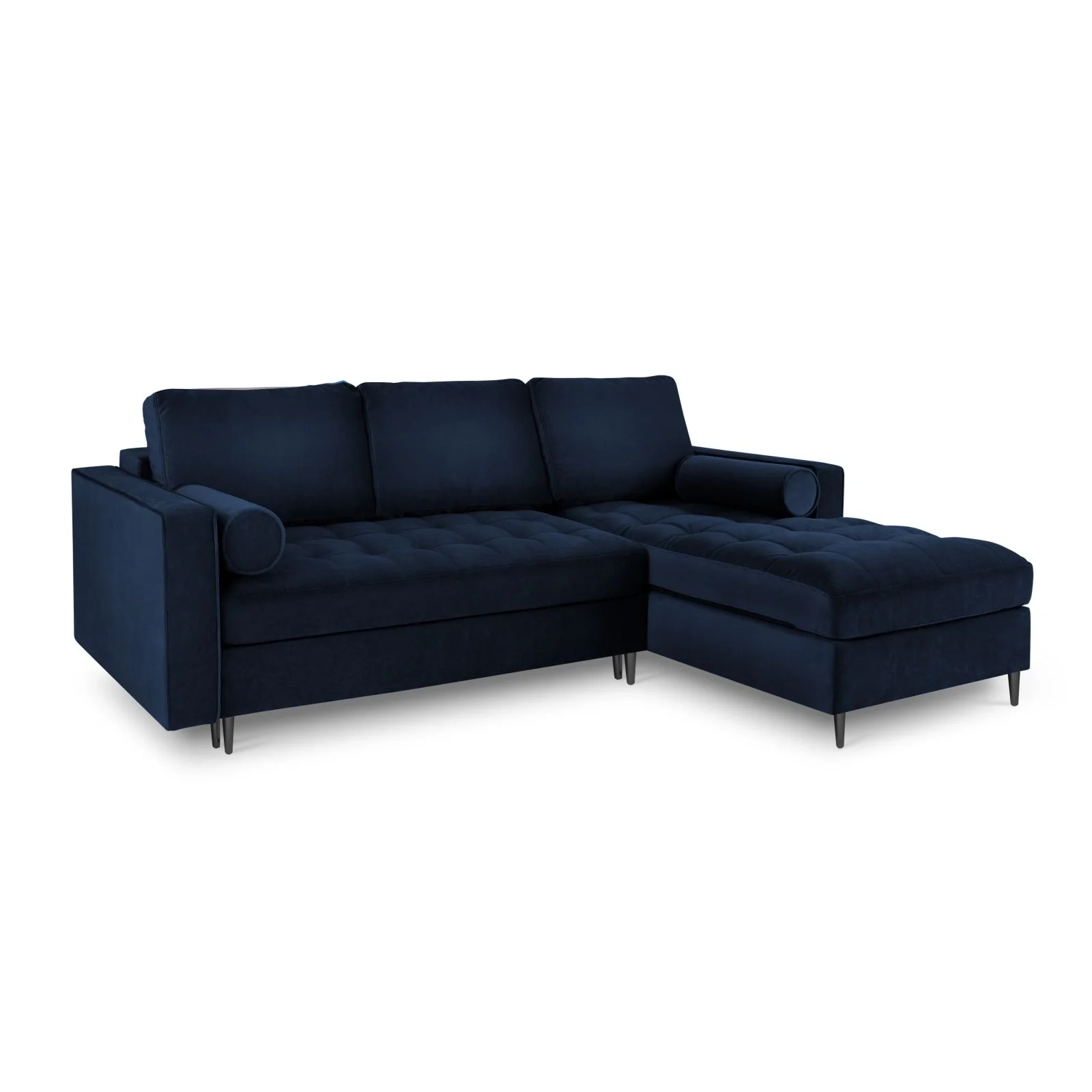 Aspen 5-Sitzer Ecksofa mit Schlaffunktion und Stauraum, Rechte Seite, aus Samt oder Strukturstoff, 240x175x96 cm - Image 49