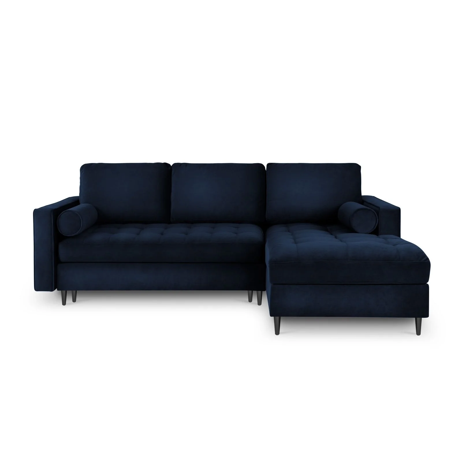 Aspen 5-Sitzer Ecksofa mit Schlaffunktion und Stauraum, Rechte Seite, aus Samt oder Strukturstoff, 240x175x96 cm - Image 52