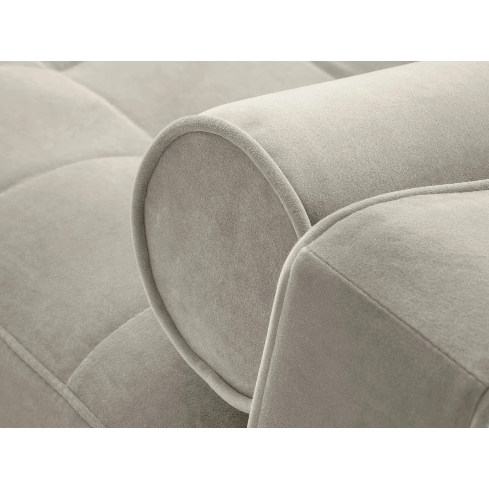 Aspen 5-Sitzer Ecksofa mit Schlaffunktion und Stauraum, Rechte Seite, aus Samt oder Strukturstoff, 240x175x96 cm - Image 72