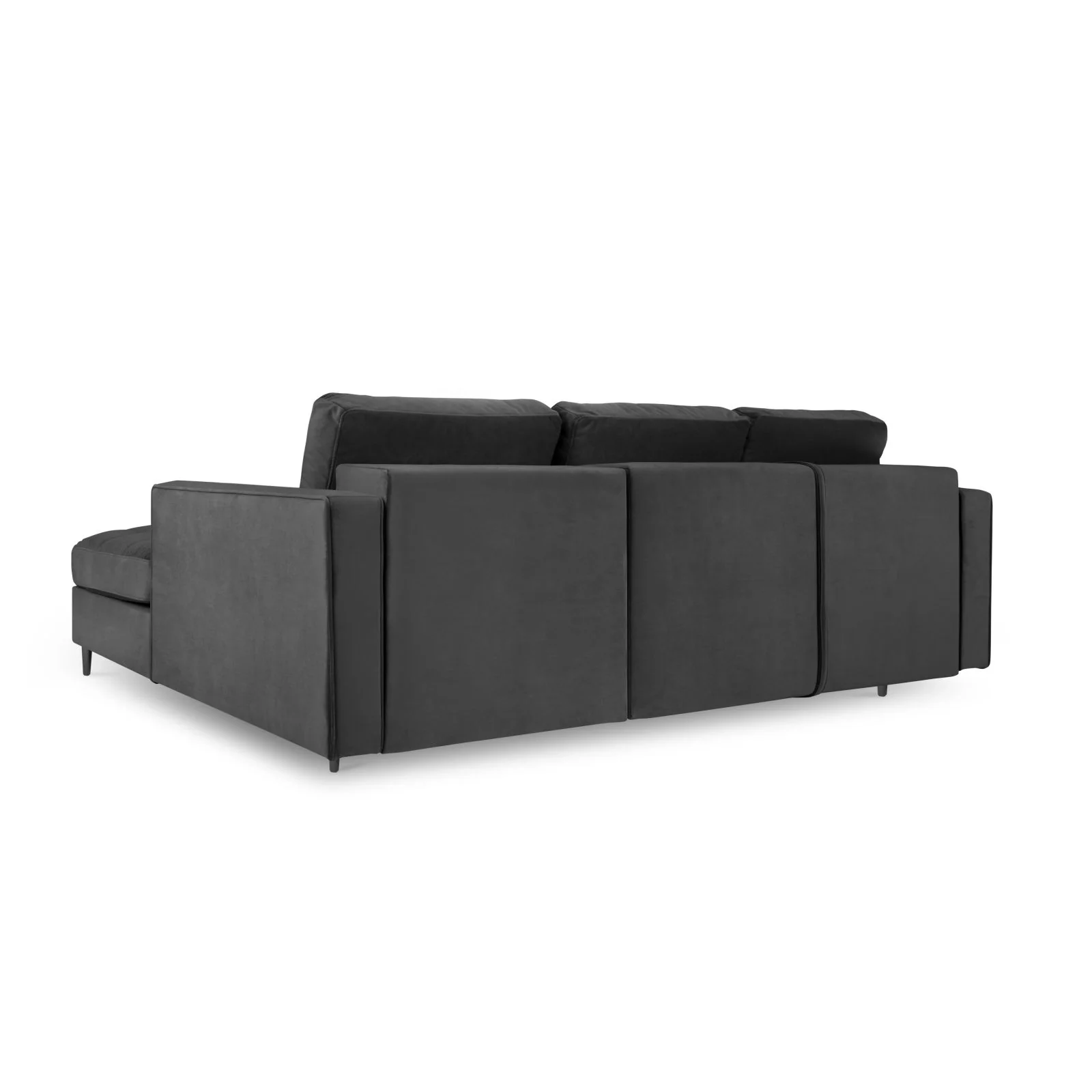 Aspen 5-Sitzer Ecksofa mit Schlaffunktion und Stauraum, Rechte Seite, aus Samt oder Strukturstoff, 240x175x96 cm - Image 83