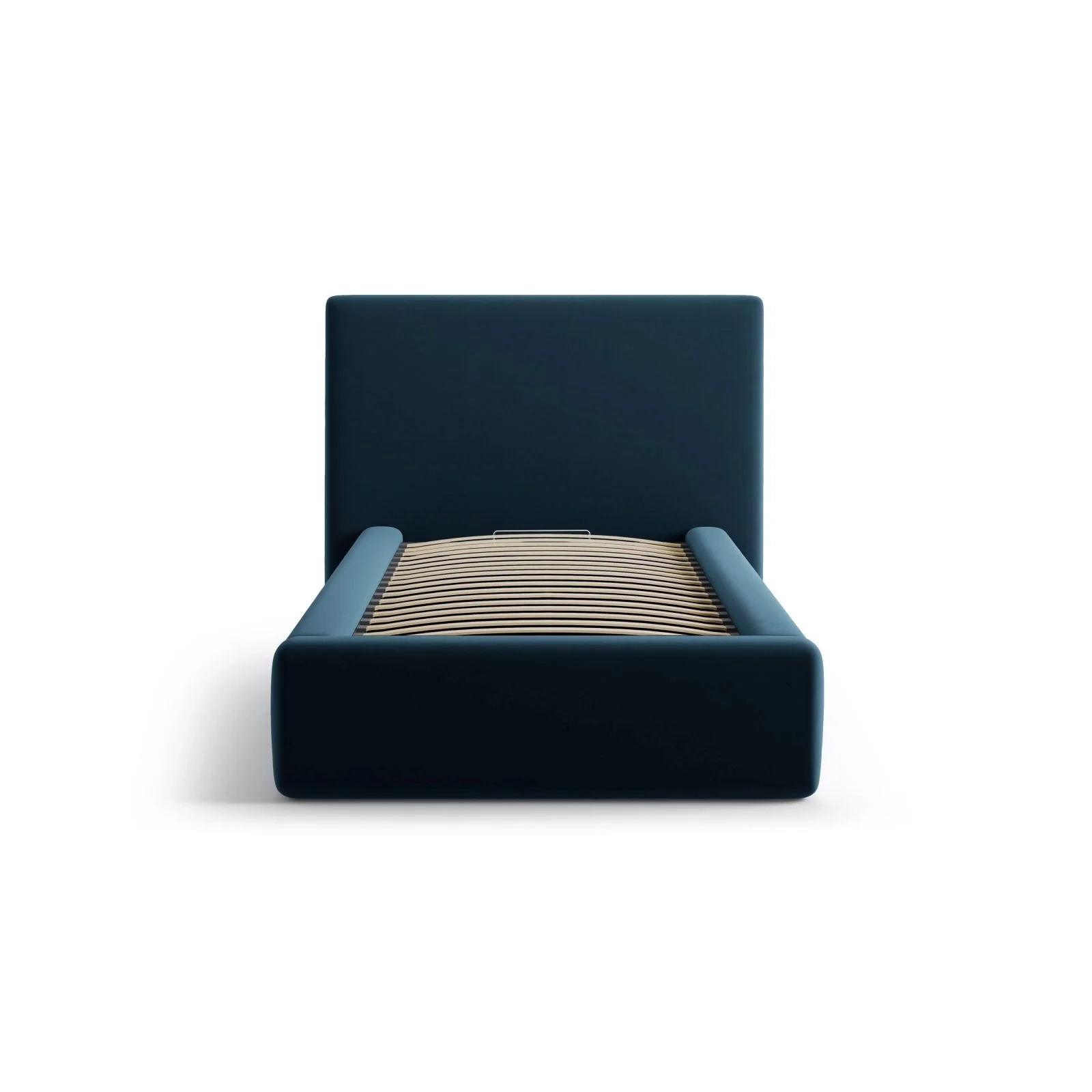 Asti Bett mit Kopfteil und Stauraum, aus Samt, Chenille oder Strukturstoff, 90x200 cm - Image 39