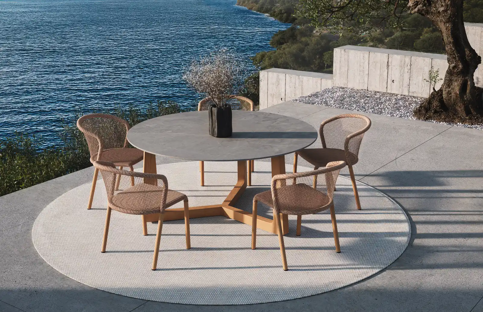 Atrani Gartentisch aus Teakholz 120x120 cm - Image 8