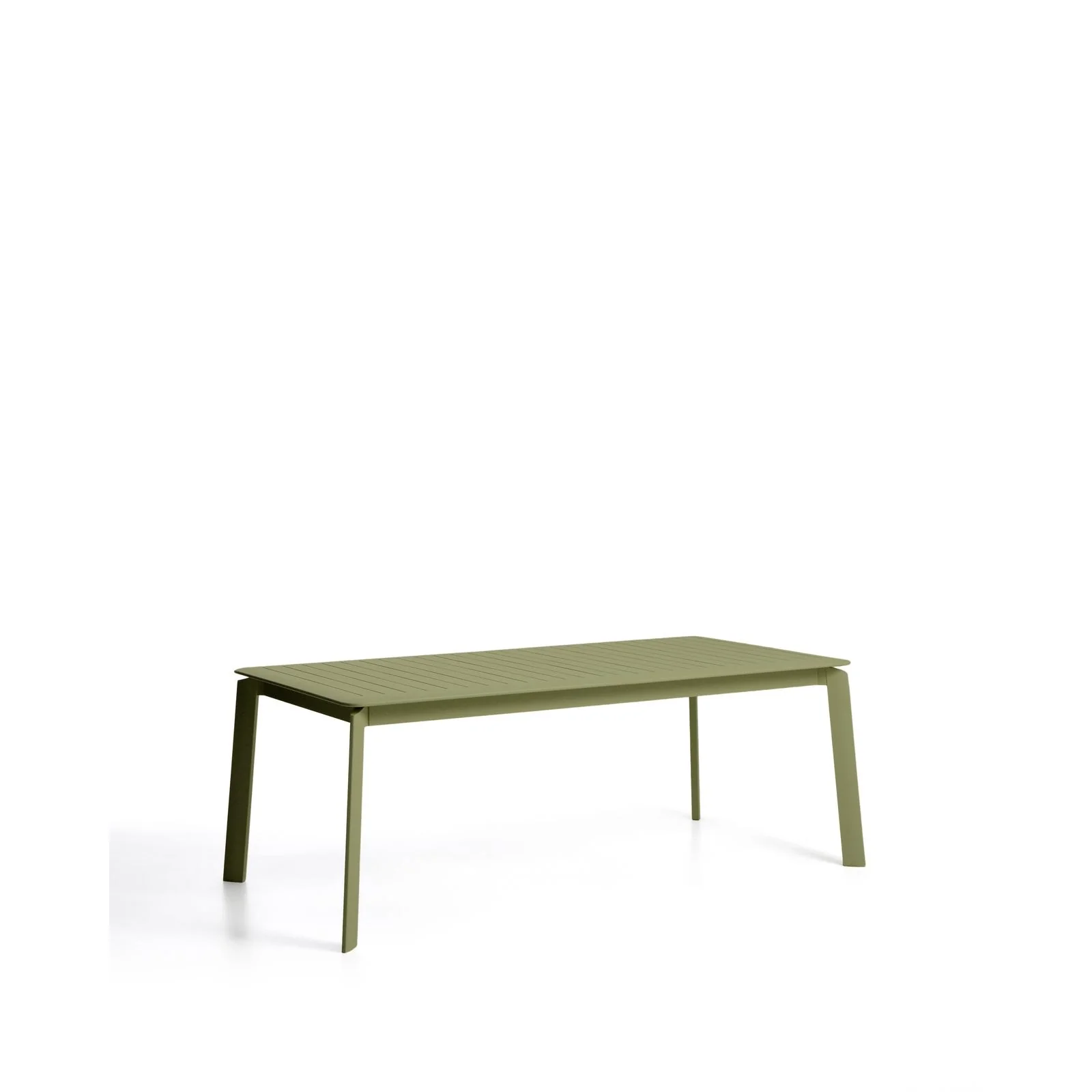 Ausziehbarer Aluminiumtisch Brela in Grün, 205 (287) x 100 cm - Image 3