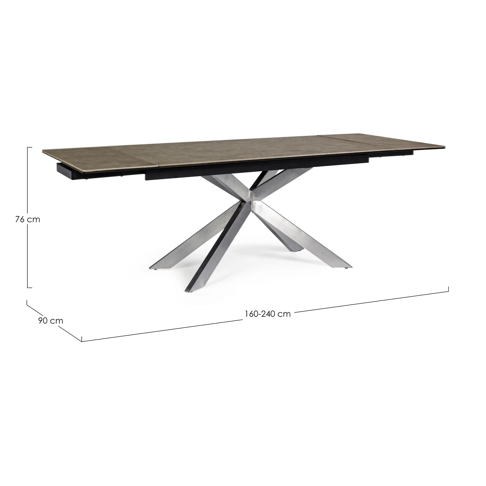 Esstisch ausziehbar 160-240x90cm Arzachel - Image 5