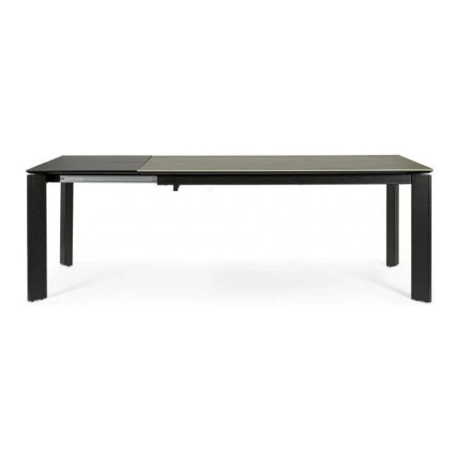 Esstisch ausziehbar Grau-Schwarz 160-220x90cm Briva - Image 3