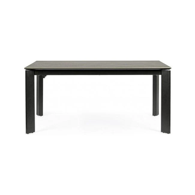 Esstisch ausziehbar Grau-Schwarz 160-220x90cm Briva - Image 4