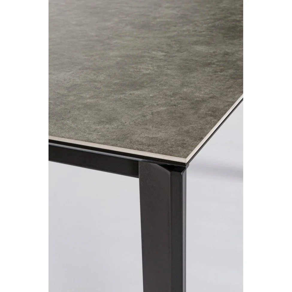 Esstisch ausziehbar Grau-Schwarz 160-220x90cm Briva - Image 5