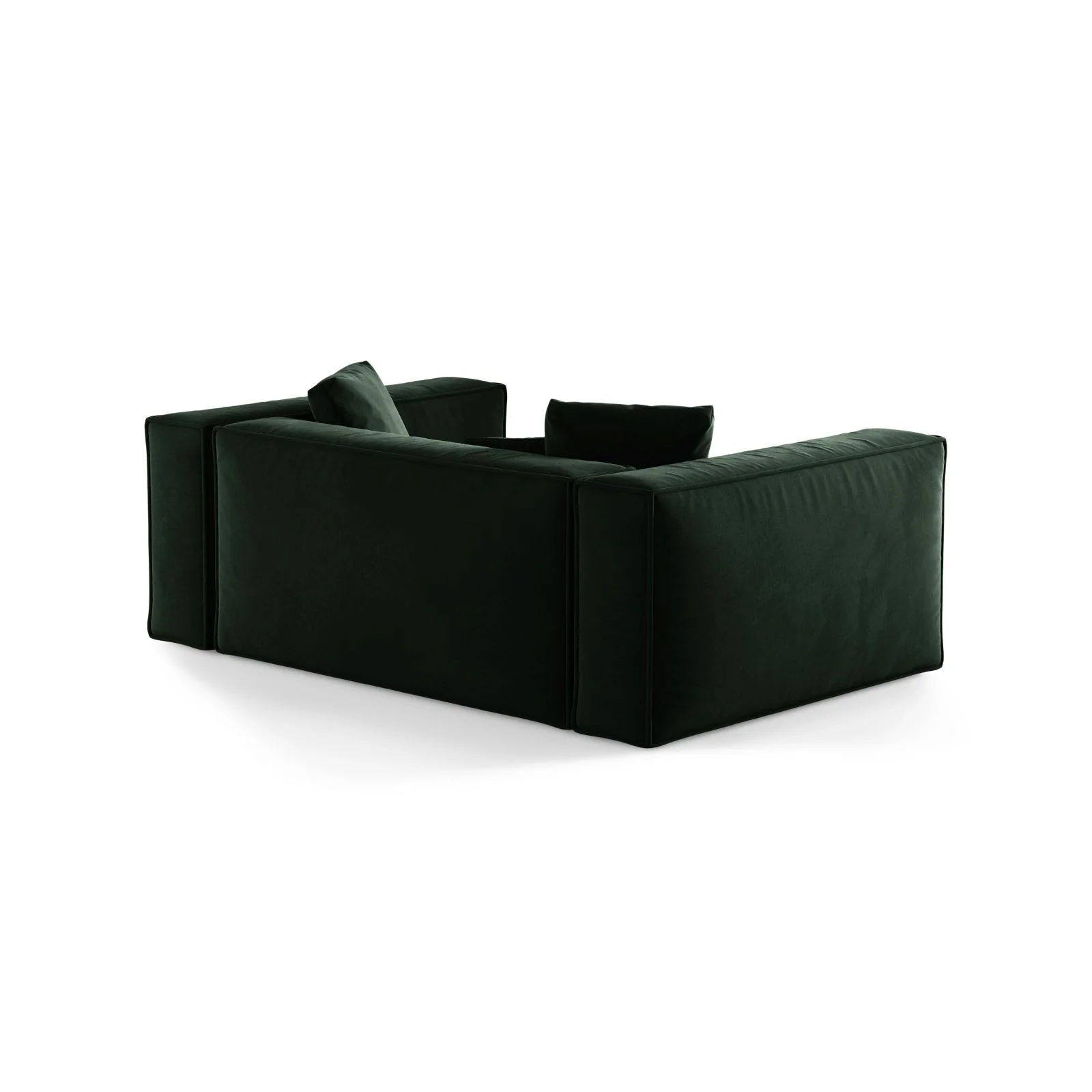 Aveiro 2-Sitzer Sofa aus Samt oder Strukturstoff, 180x118x86 cm - Image 10