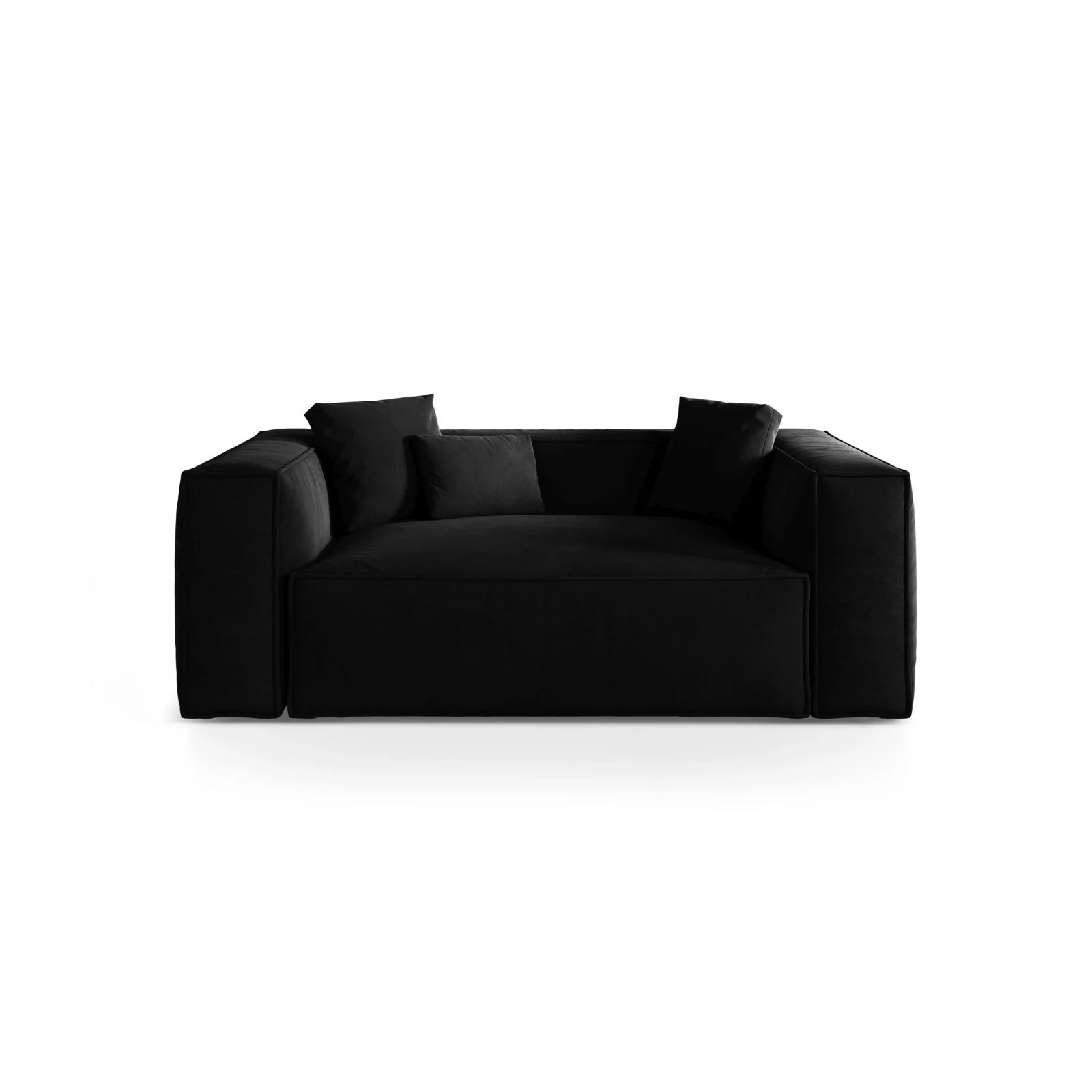 Aveiro 2-Sitzer Sofa aus Samt oder Strukturstoff, 180x118x86 cm - Image 20