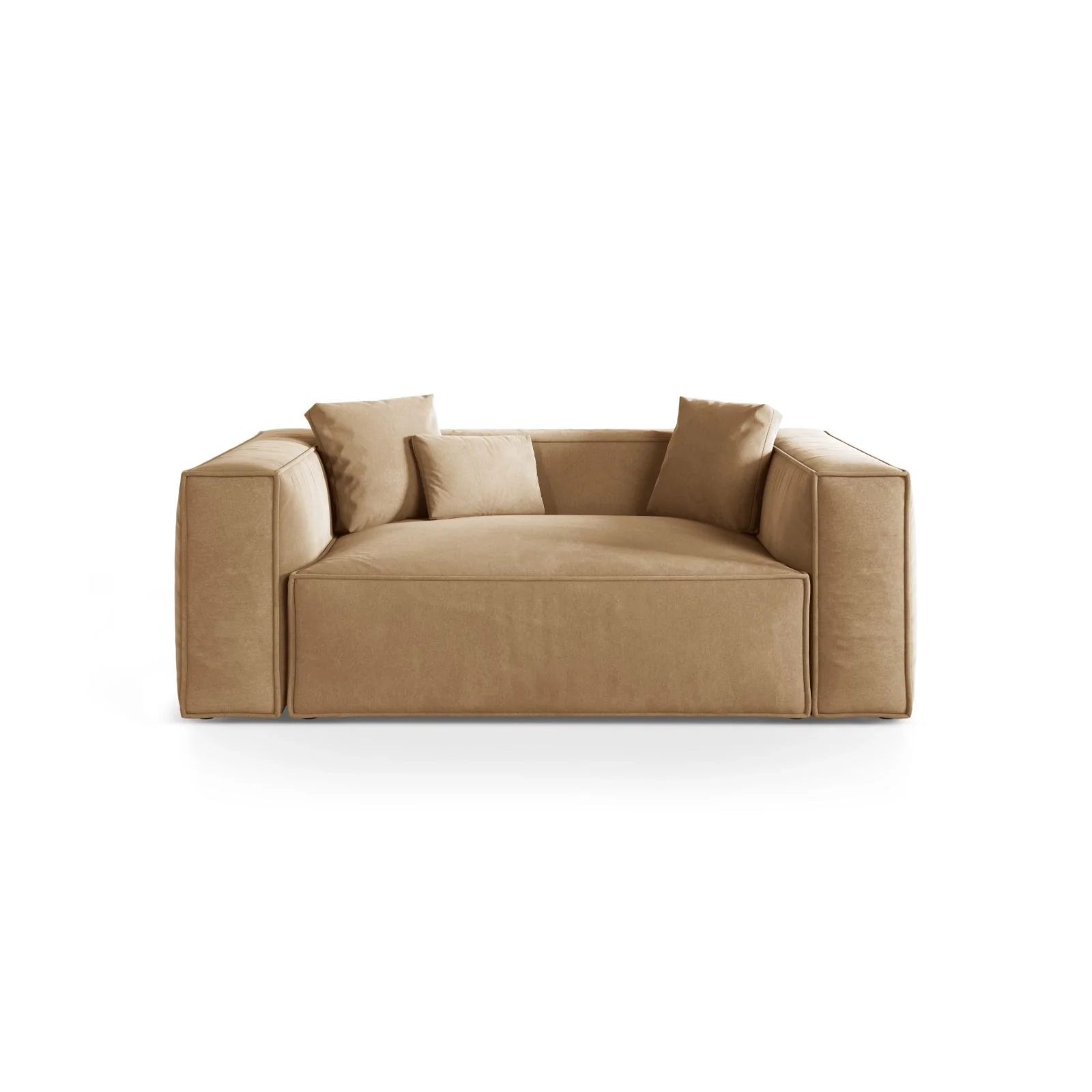 Aveiro 2-Sitzer Sofa aus Samt oder Strukturstoff, 180x118x86 cm - Image 28