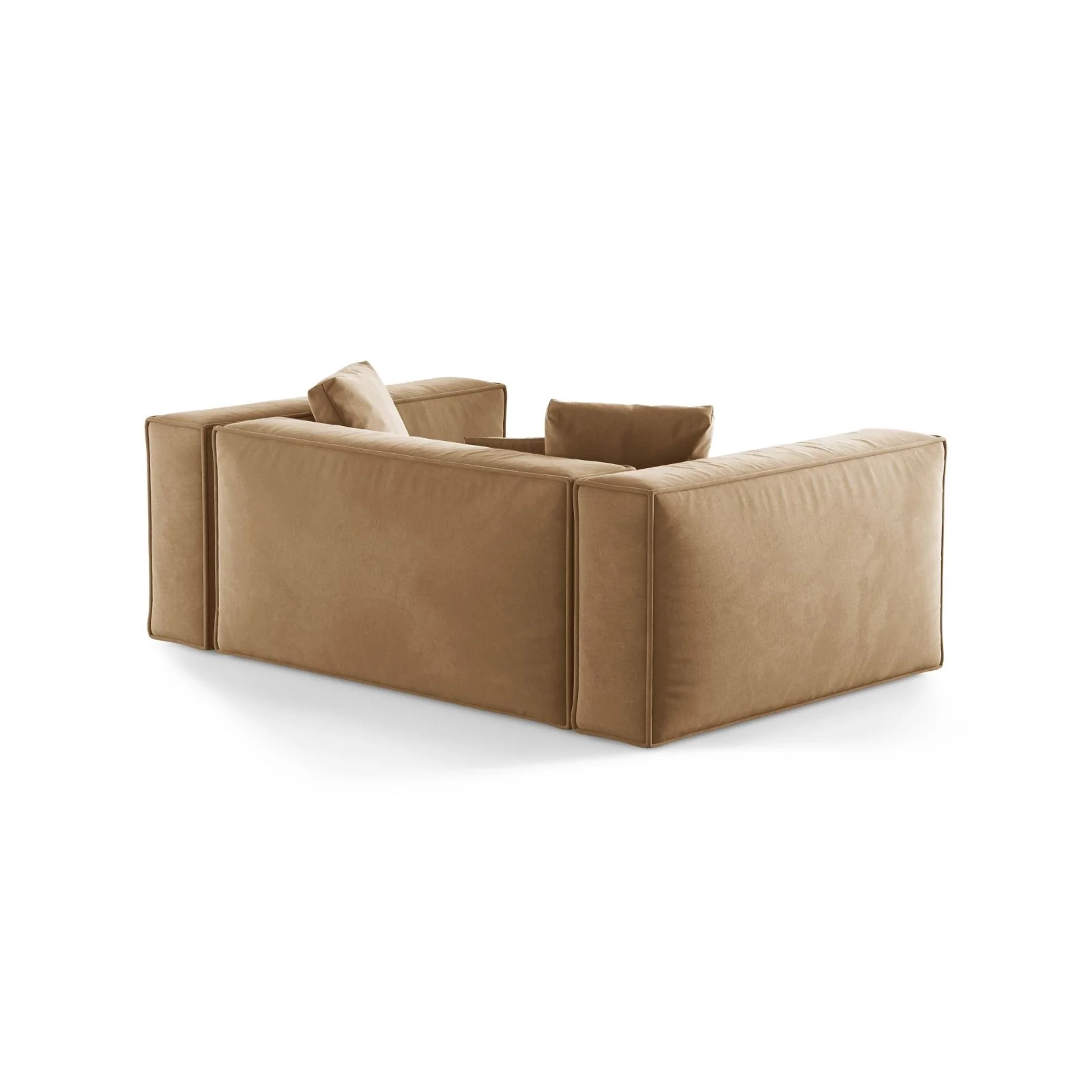 Aveiro 2-Sitzer Sofa aus Samt oder Strukturstoff, 180x118x86 cm - Image 30