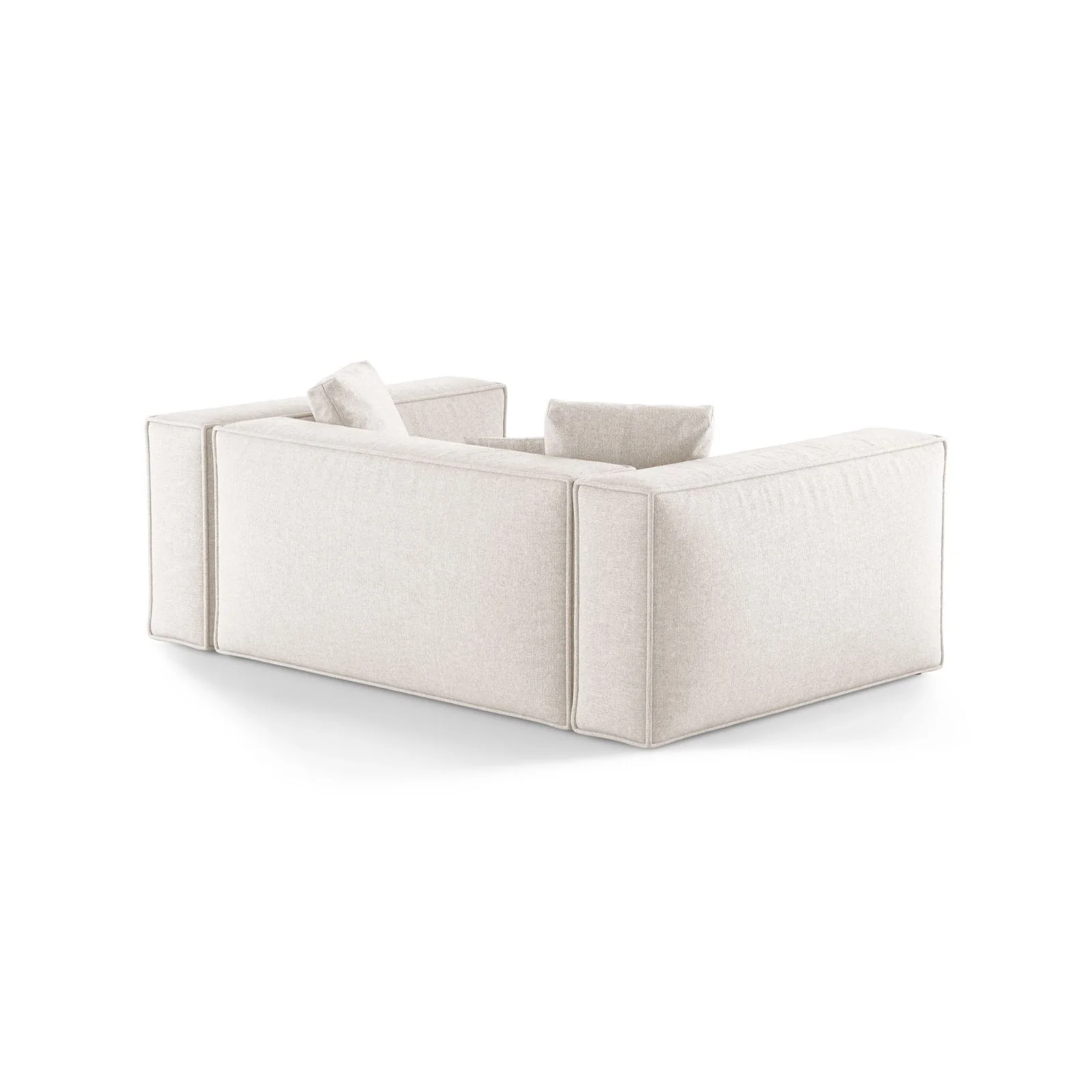 Aveiro 2-Sitzer Sofa aus Samt oder Strukturstoff, 180x118x86 cm - Image 34