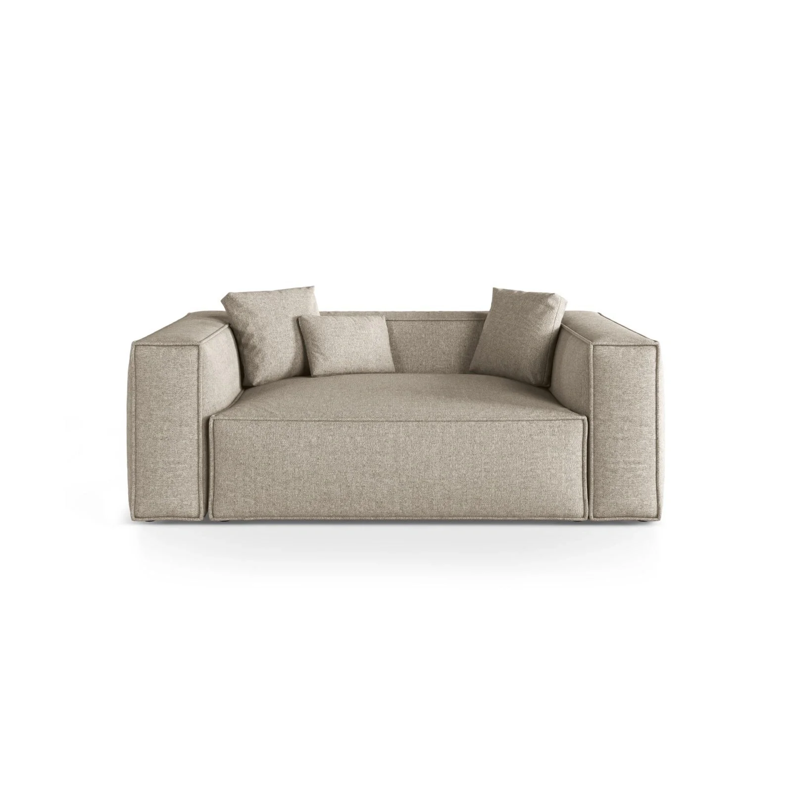 Aveiro 2-Sitzer Sofa aus Samt oder Strukturstoff, 180x118x86 cm - Image 36