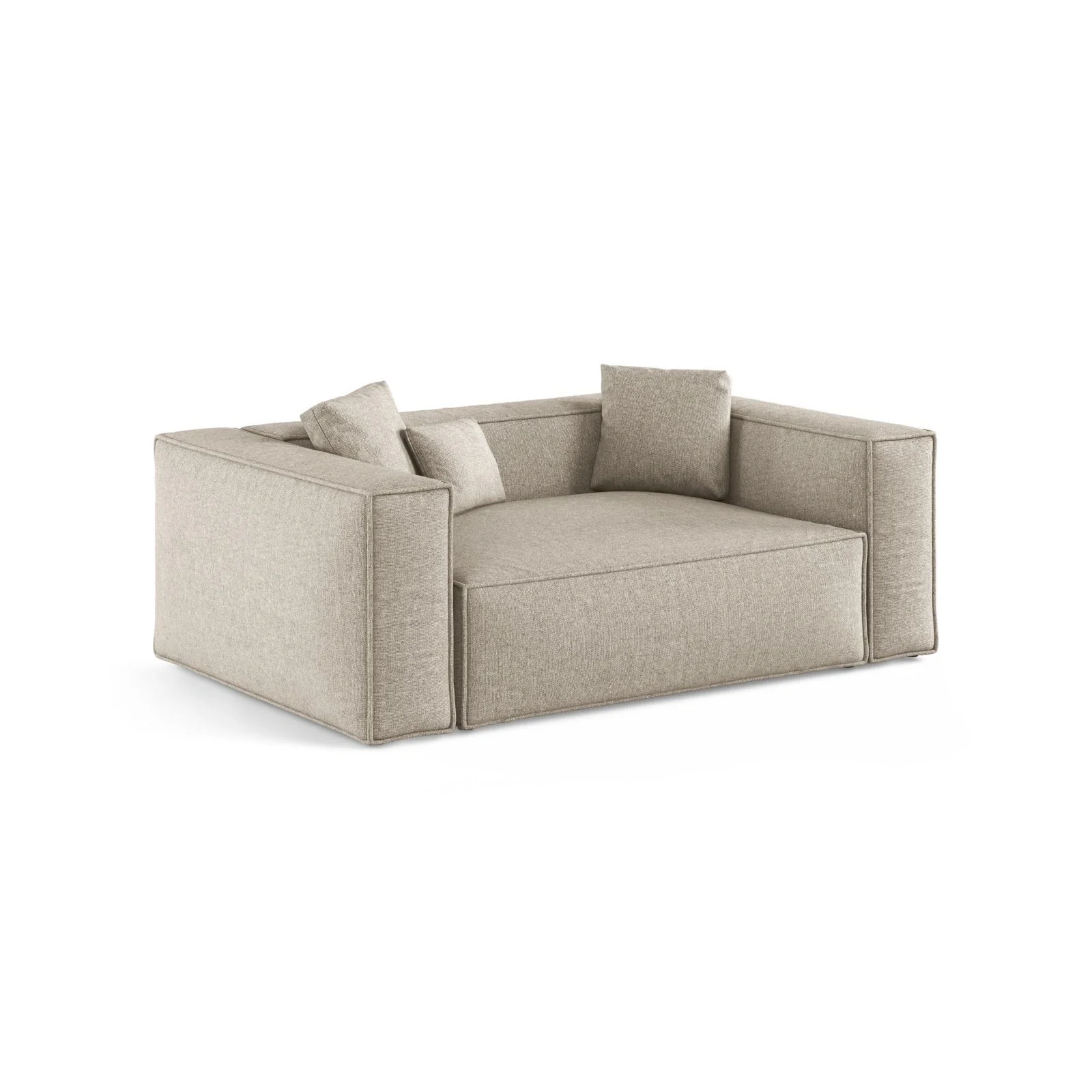 Aveiro 2-Sitzer Sofa aus Samt oder Strukturstoff, 180x118x86 cm - Image 37