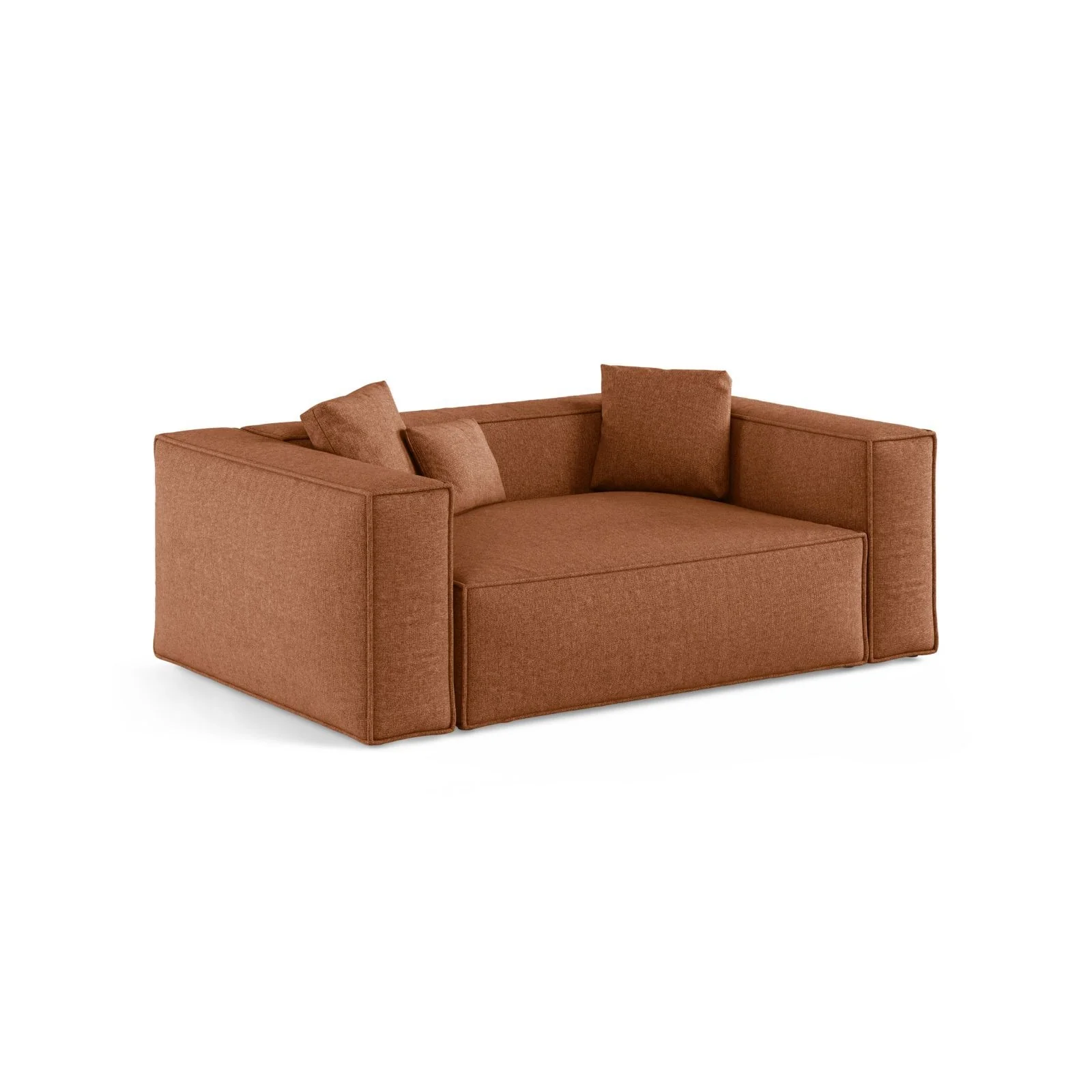Aveiro 2-Sitzer Sofa aus Samt oder Strukturstoff, 180x118x86 cm - Image 41