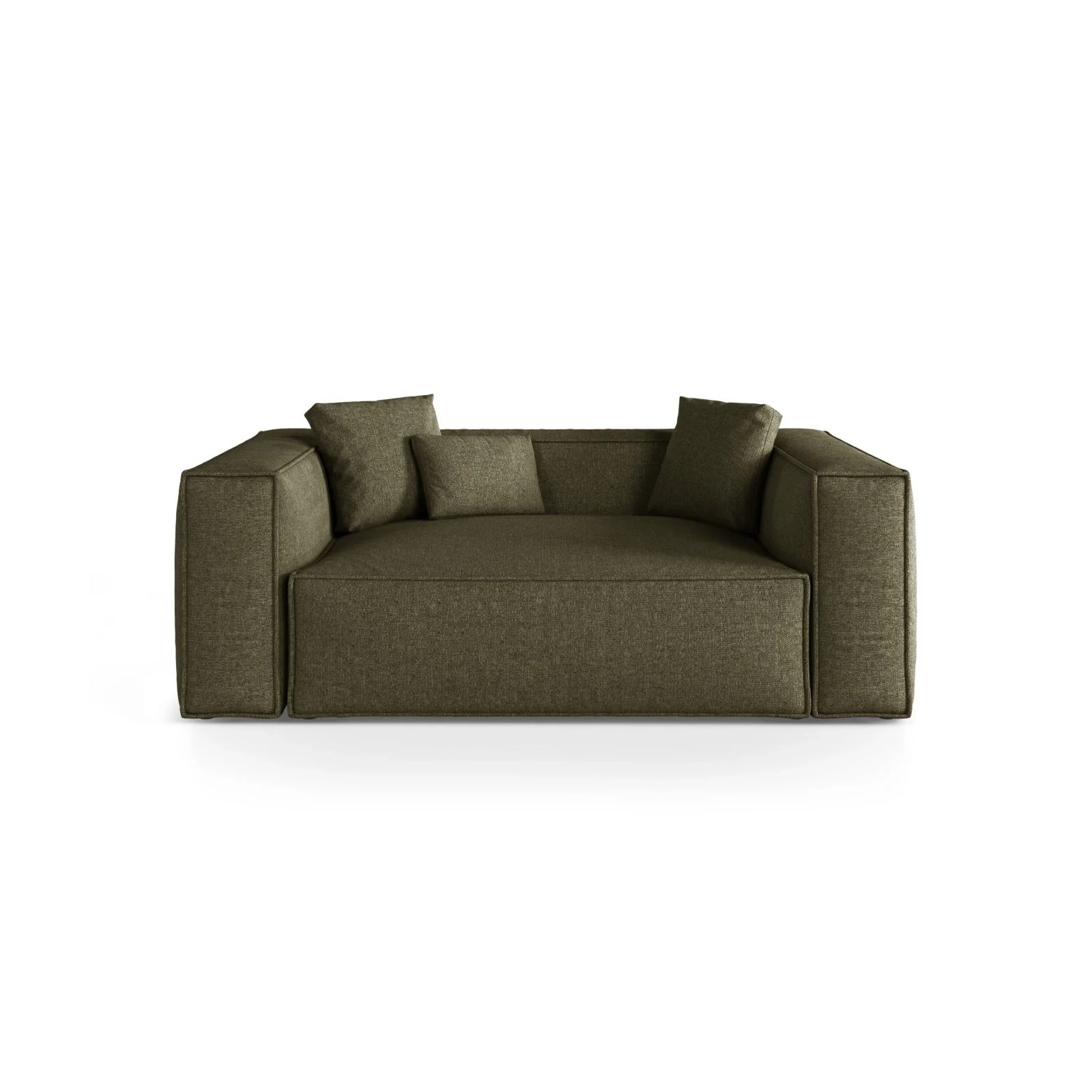 Aveiro 2-Sitzer Sofa aus Samt oder Strukturstoff, 180x118x86 cm - Image 44