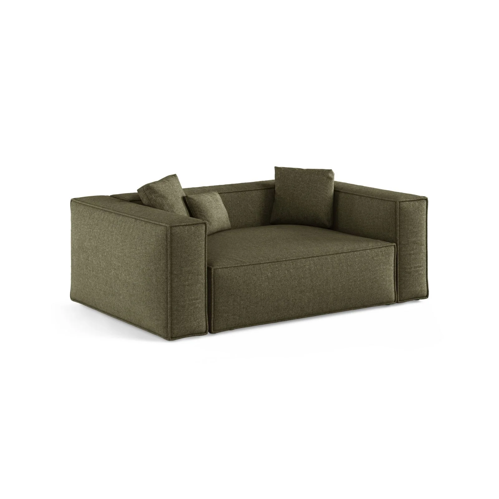 Aveiro 2-Sitzer Sofa aus Samt oder Strukturstoff, 180x118x86 cm - Image 45