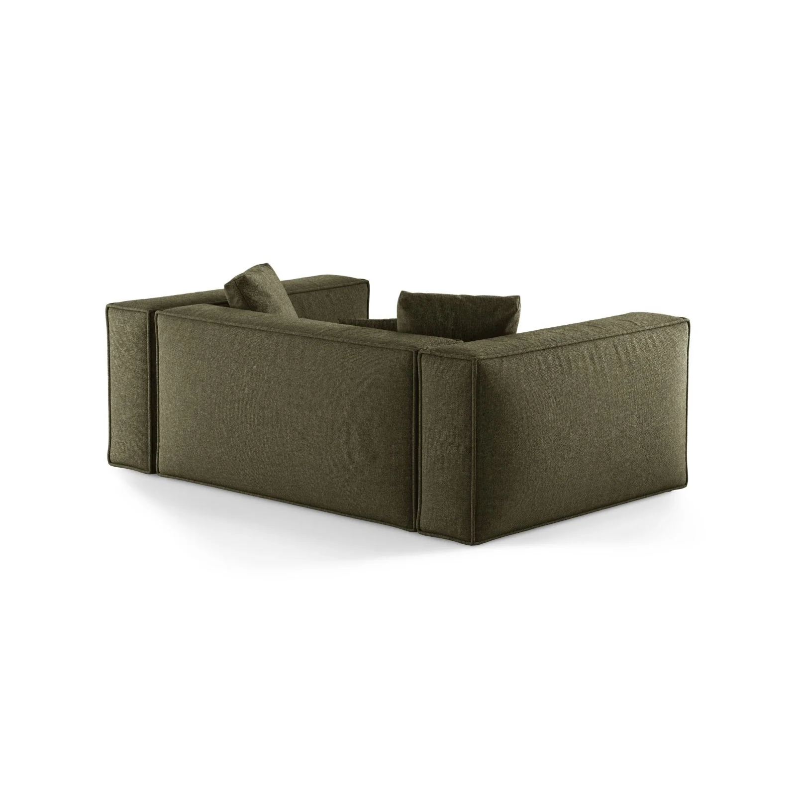 Aveiro 2-Sitzer Sofa aus Samt oder Strukturstoff, 180x118x86 cm - Image 46