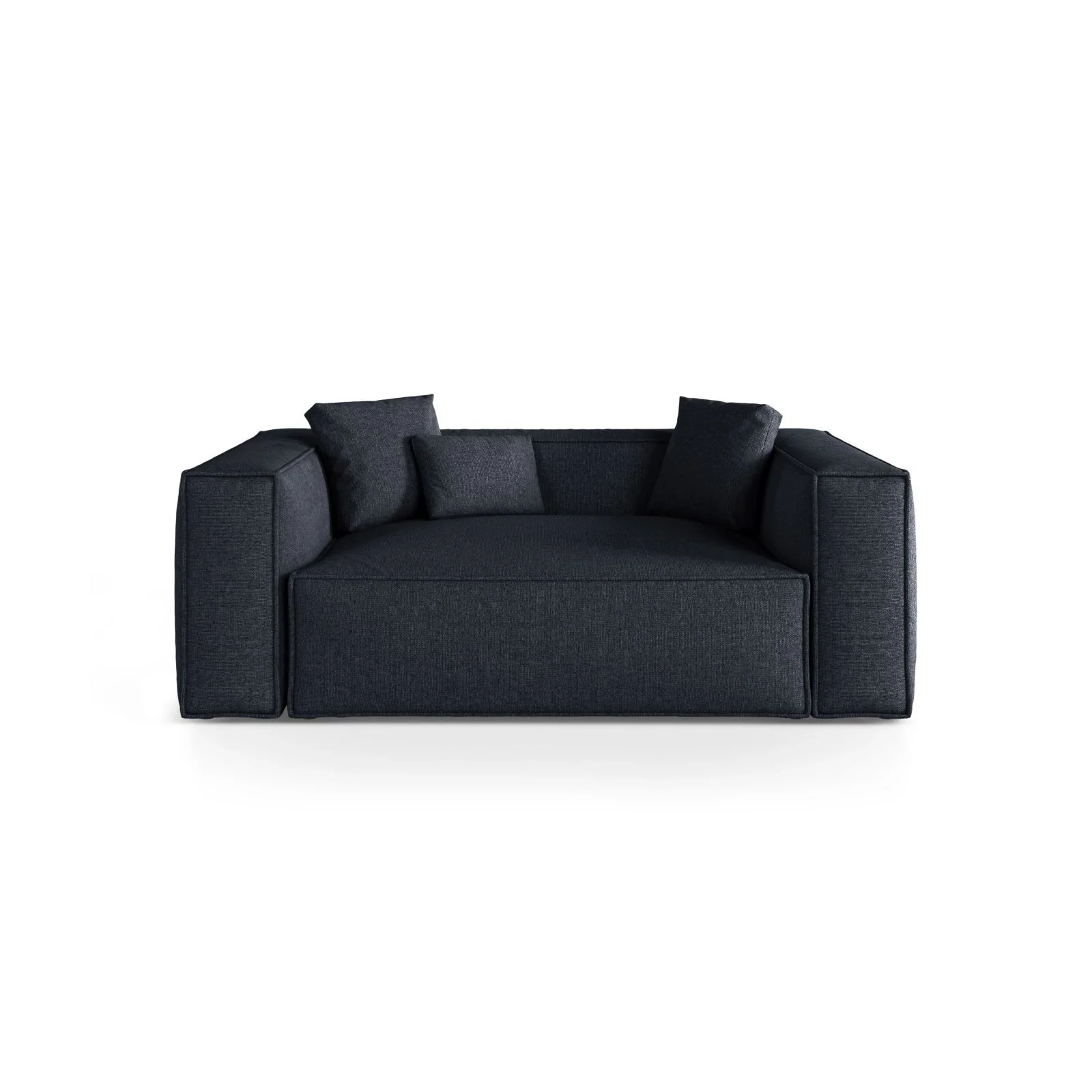 Aveiro 2-Sitzer Sofa aus Samt oder Strukturstoff, 180x118x86 cm - Image 48