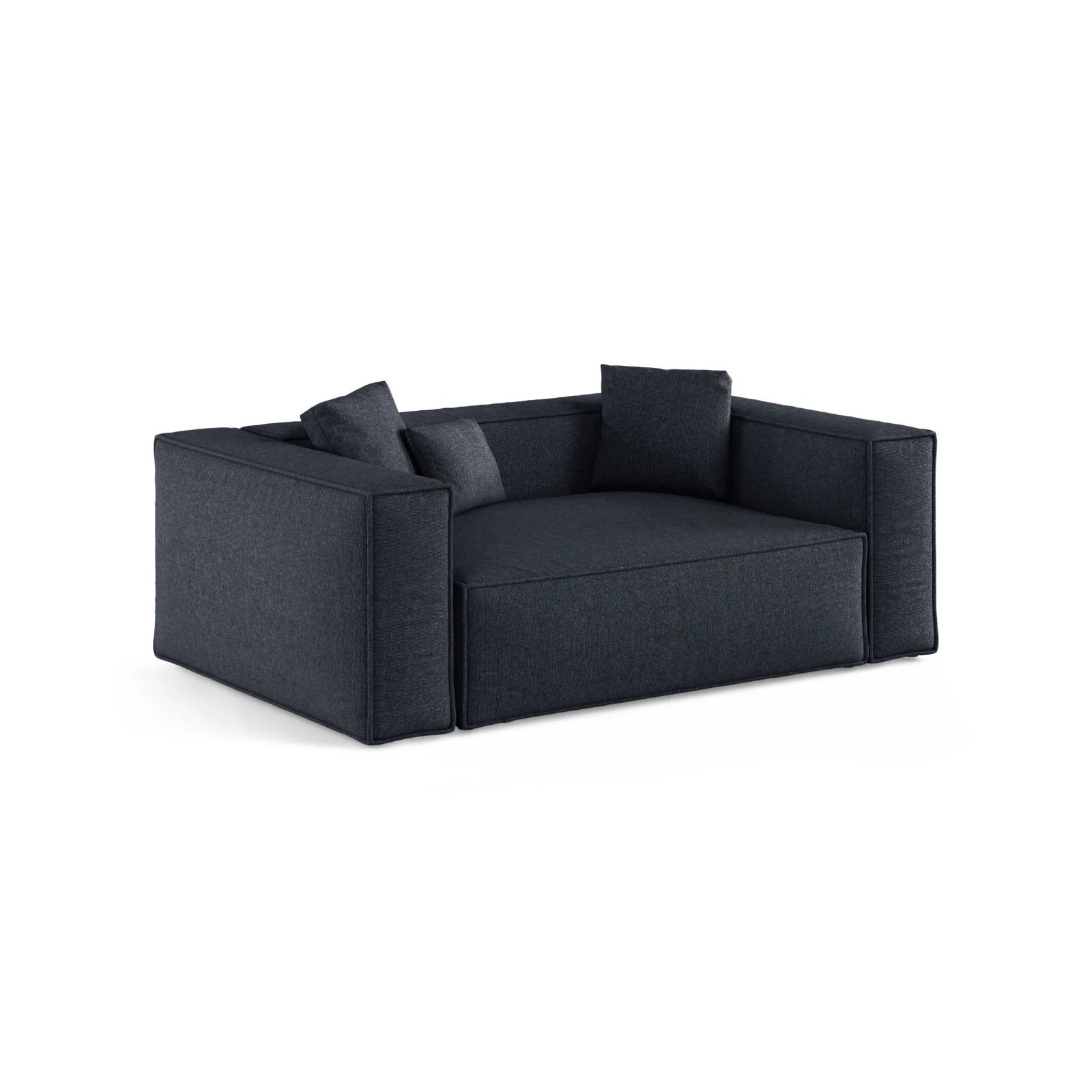 Aveiro 2-Sitzer Sofa aus Samt oder Strukturstoff, 180x118x86 cm - Image 49