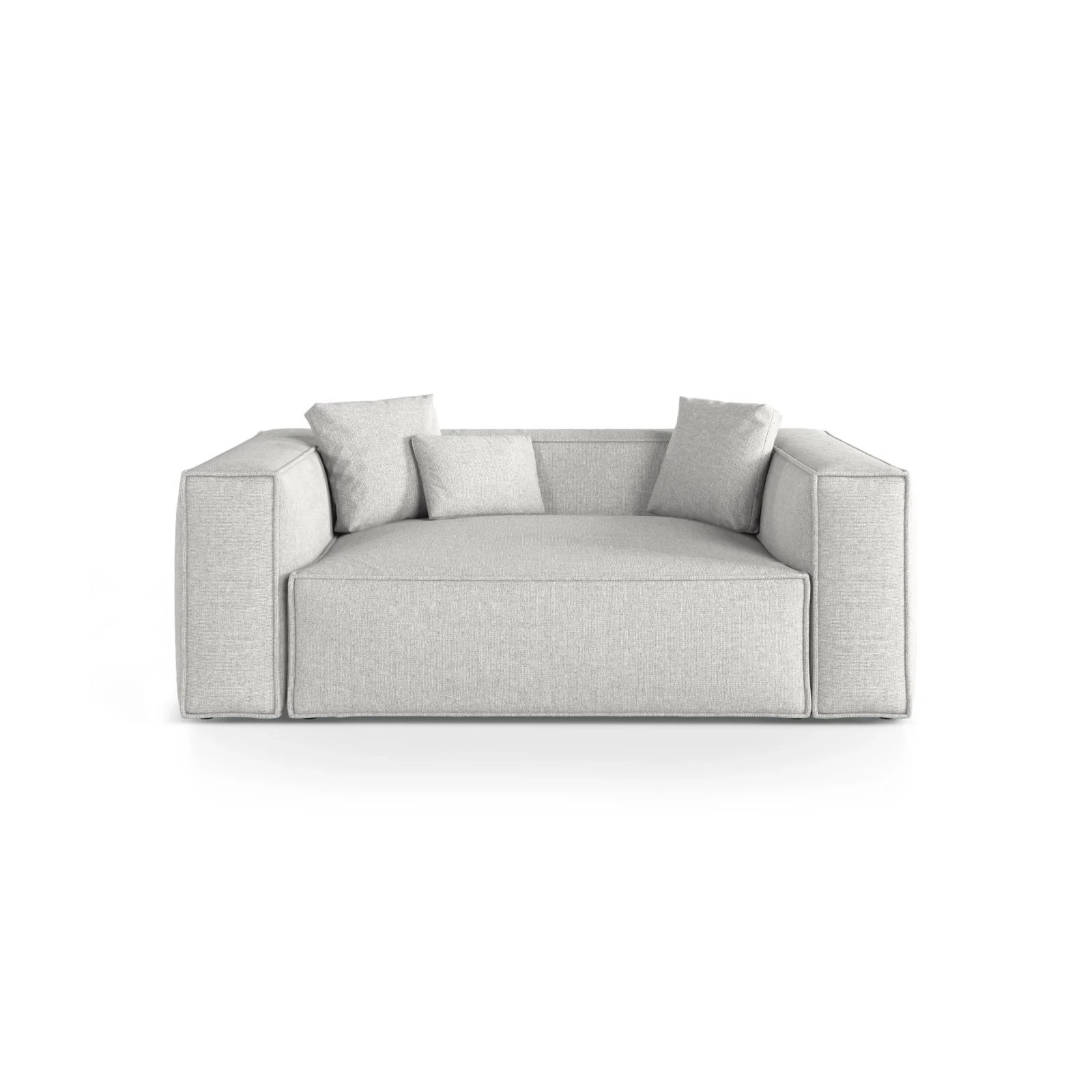 Aveiro 2-Sitzer Sofa aus Samt oder Strukturstoff, 180x118x86 cm - Image 52