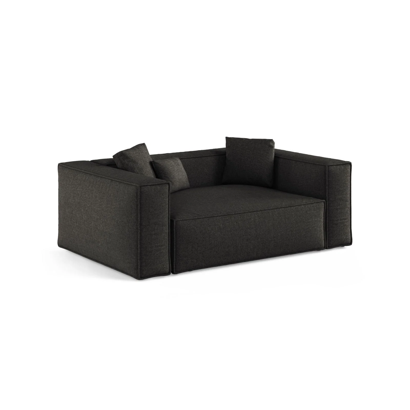 Aveiro 2-Sitzer Sofa aus Samt oder Strukturstoff, 180x118x86 cm - Image 57