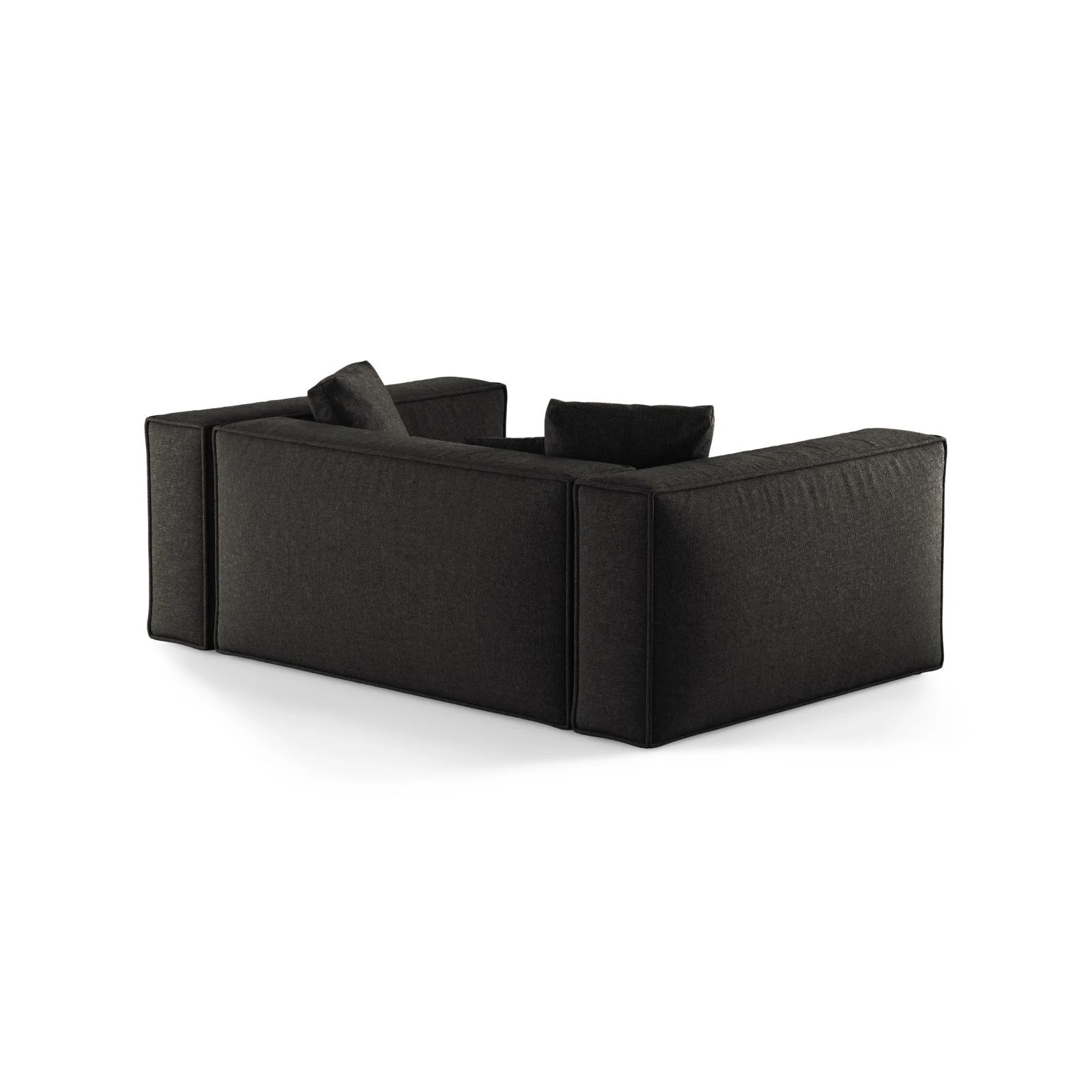 Aveiro 2-Sitzer Sofa aus Samt oder Strukturstoff, 180x118x86 cm - Image 58