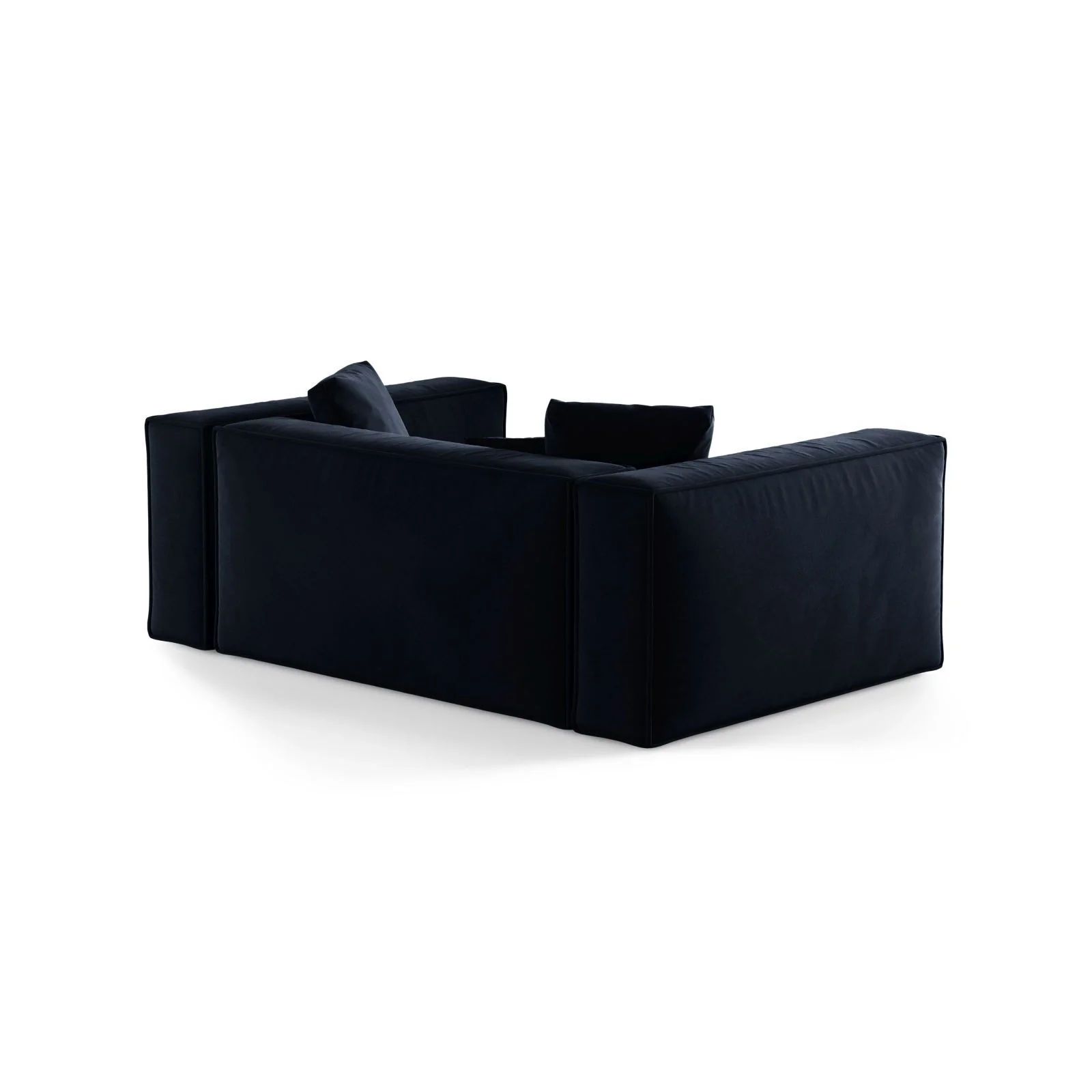 Aveiro 2-Sitzer Sofa aus Samt oder Strukturstoff, 180x118x86 cm - Image 6