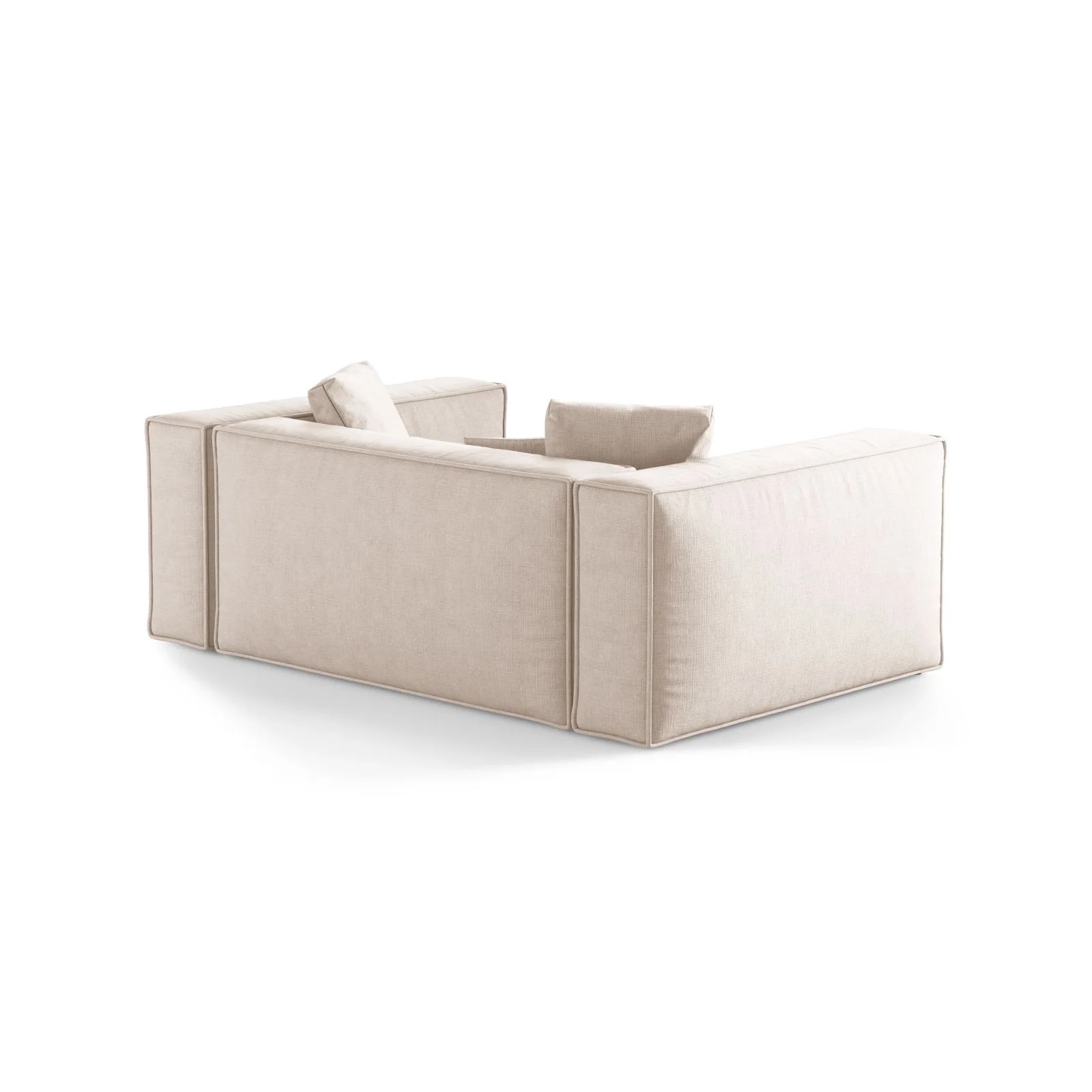 Aveiro 2-Sitzer Sofa aus Samt oder Strukturstoff, 180x118x86 cm - Image 62