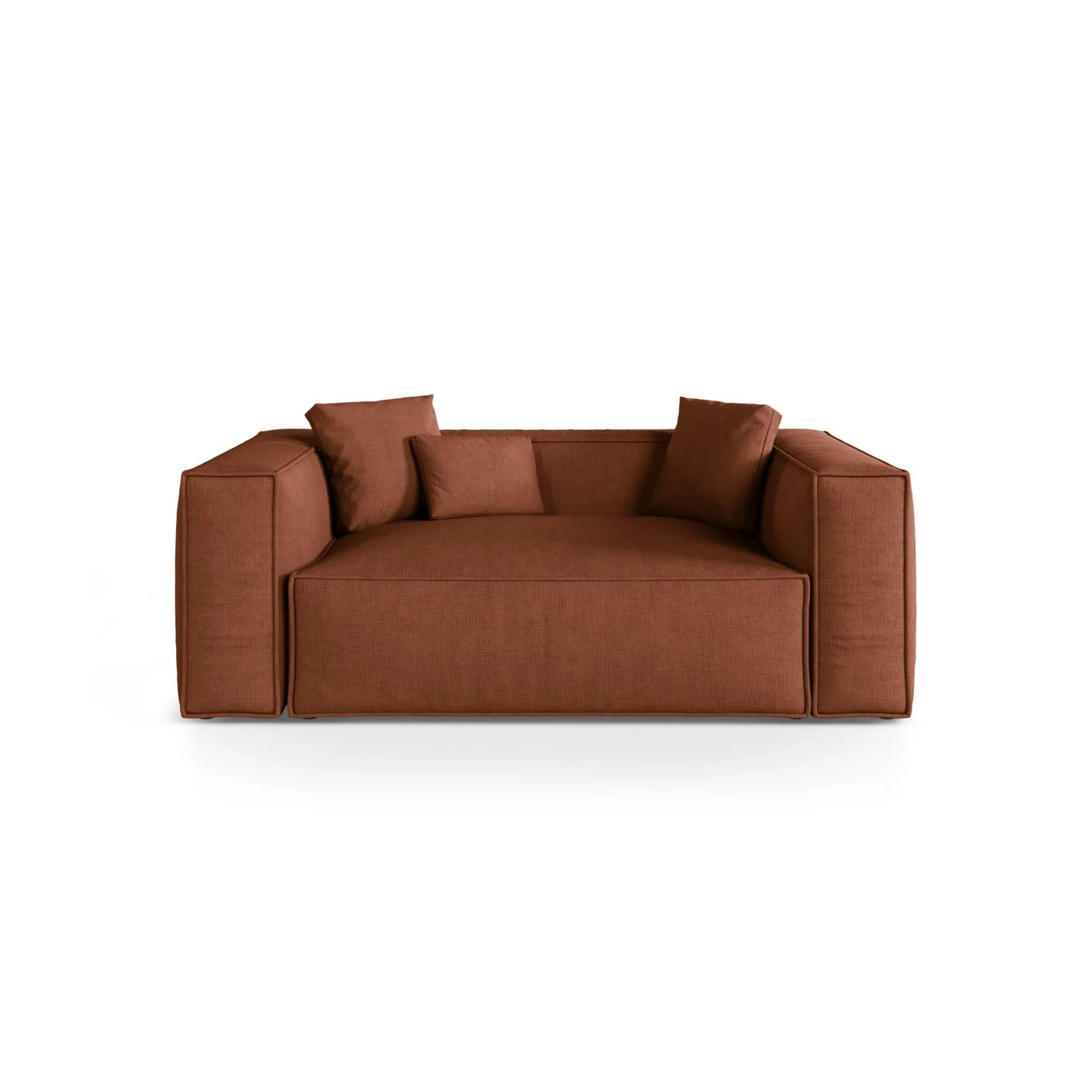 Aveiro 2-Sitzer Sofa aus Samt oder Strukturstoff, 180x118x86 cm - Image 68