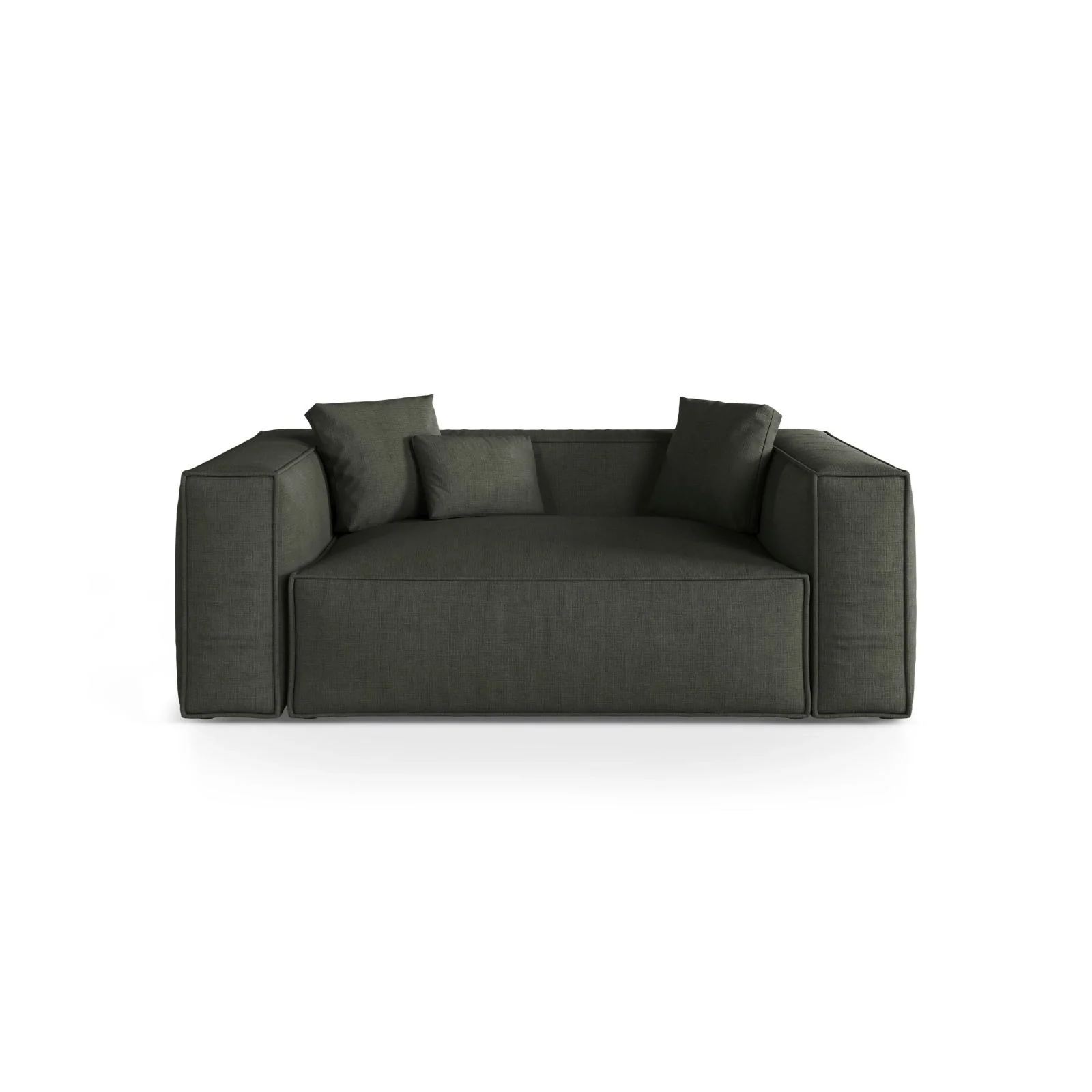 Aveiro 2-Sitzer Sofa aus Samt oder Strukturstoff, 180x118x86 cm - Image 72
