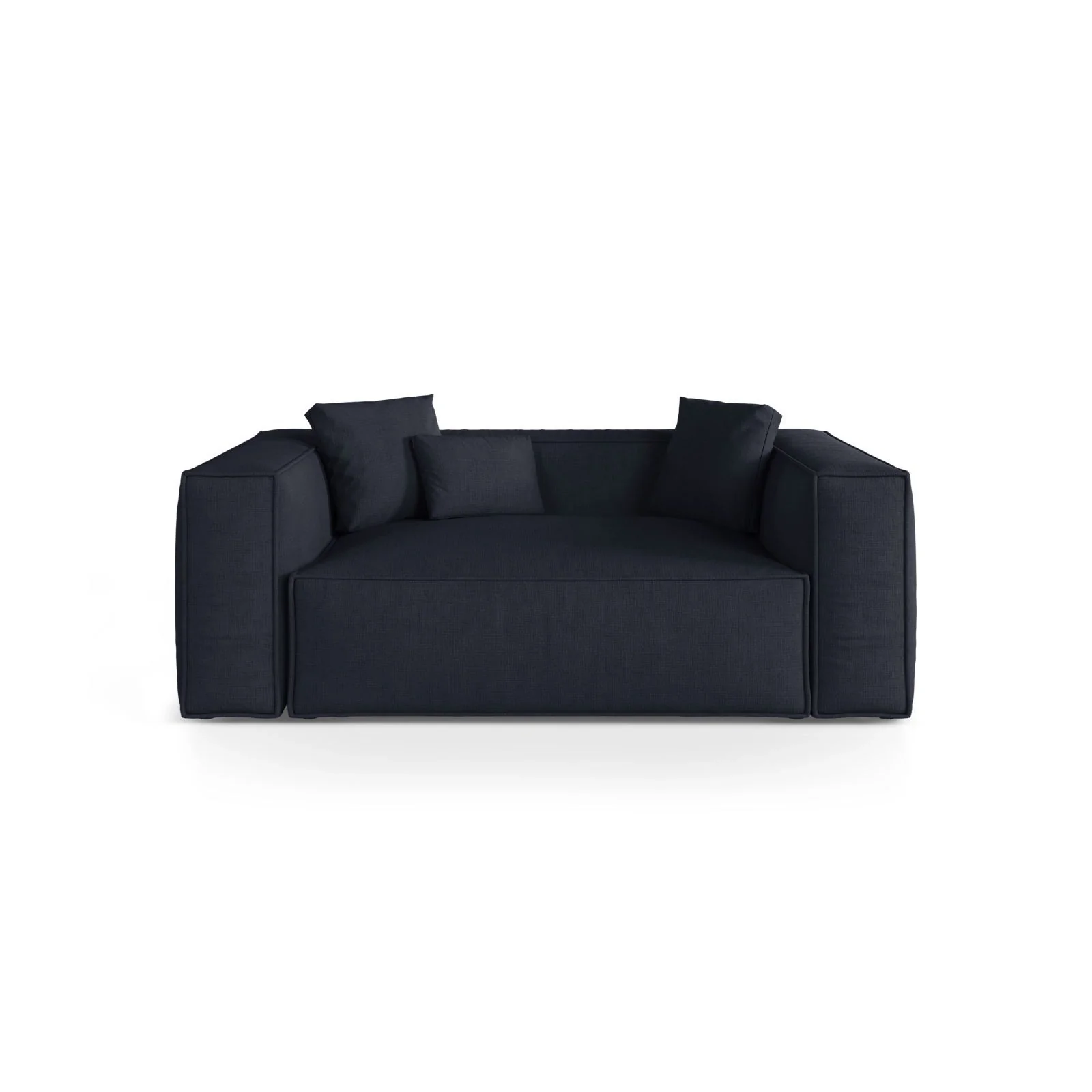 Aveiro 2-Sitzer Sofa aus Samt oder Strukturstoff, 180x118x86 cm - Image 76