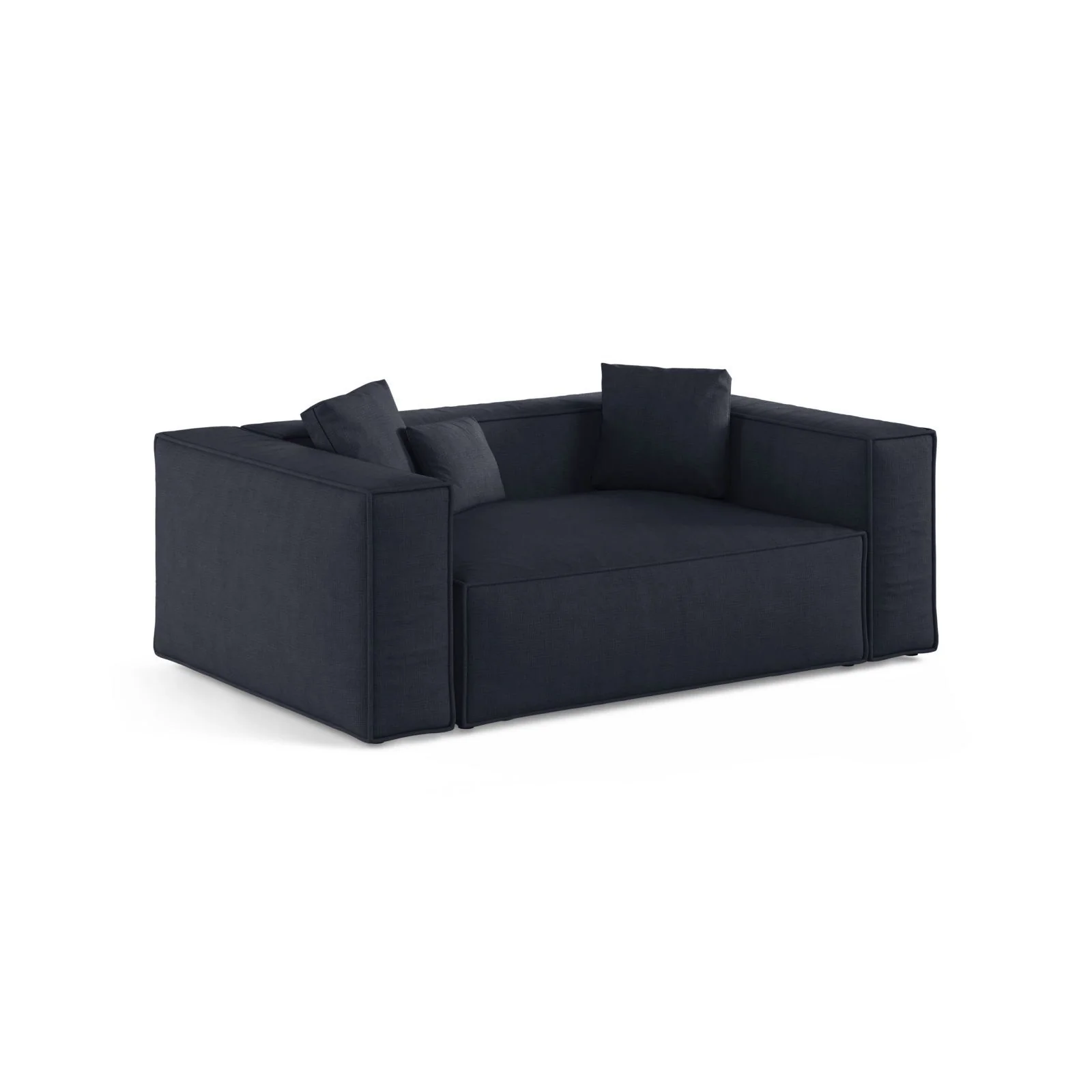Aveiro 2-Sitzer Sofa aus Samt oder Strukturstoff, 180x118x86 cm - Image 77