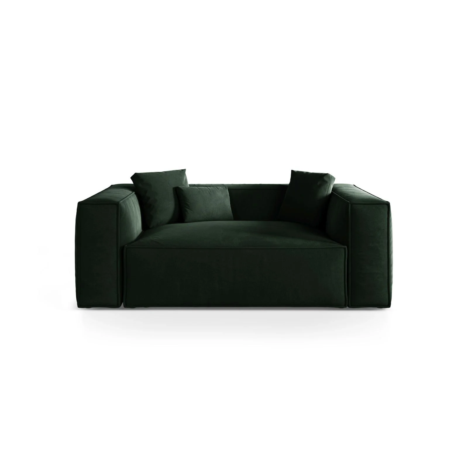 Aveiro 2-Sitzer Sofa aus Samt oder Strukturstoff, 180x118x86 cm - Image 8