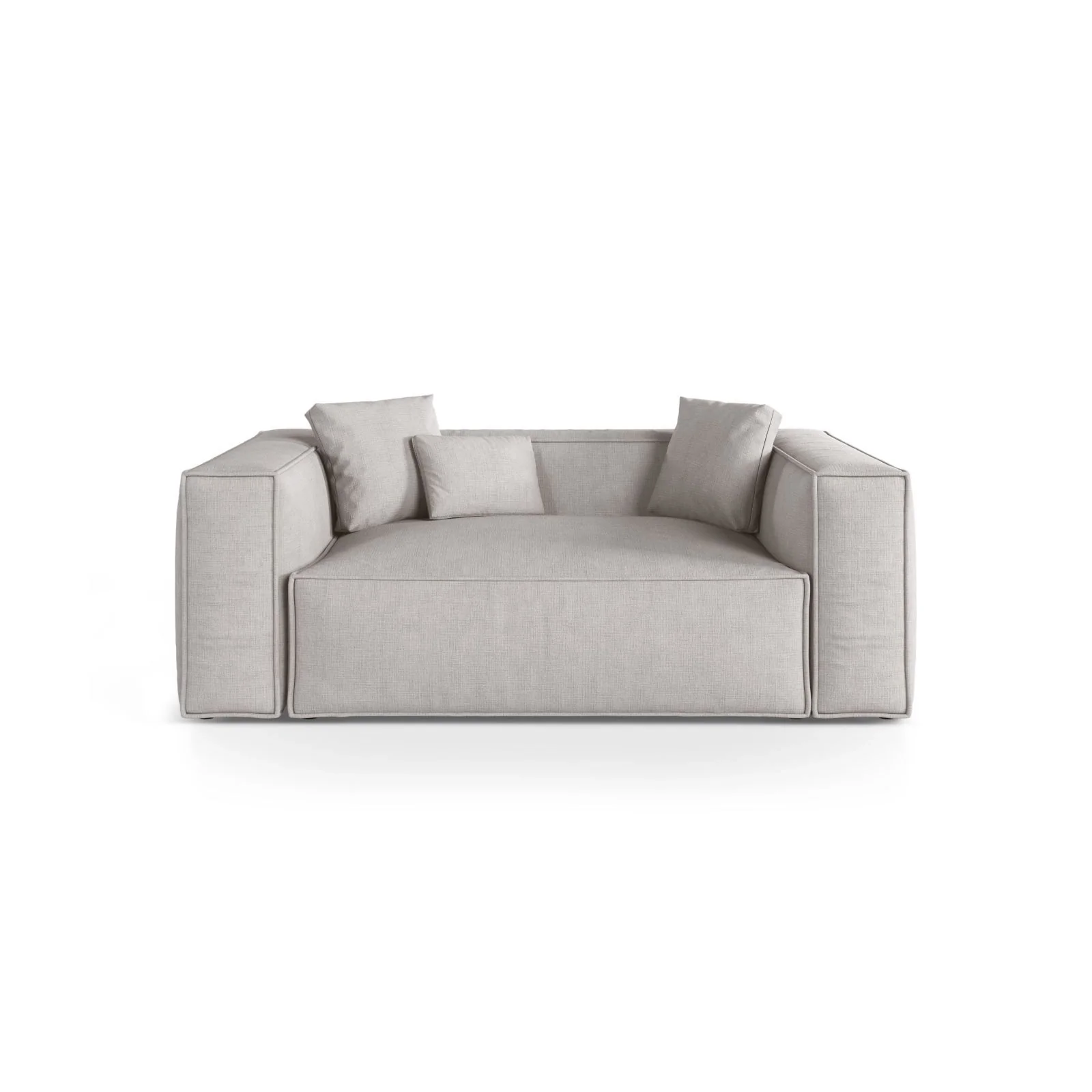 Aveiro 2-Sitzer Sofa aus Samt oder Strukturstoff, 180x118x86 cm - Image 80