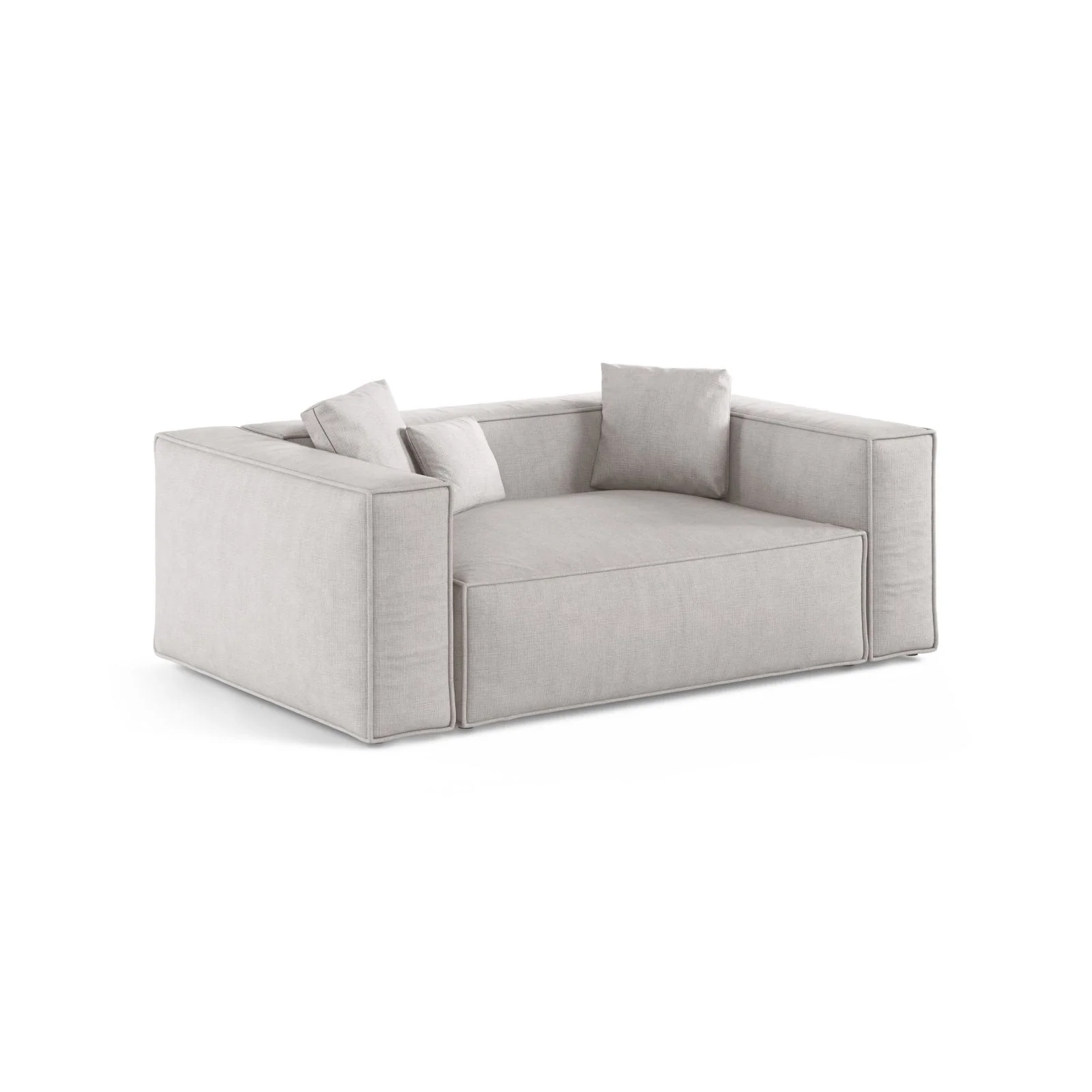 Aveiro 2-Sitzer Sofa aus Samt oder Strukturstoff, 180x118x86 cm - Image 81