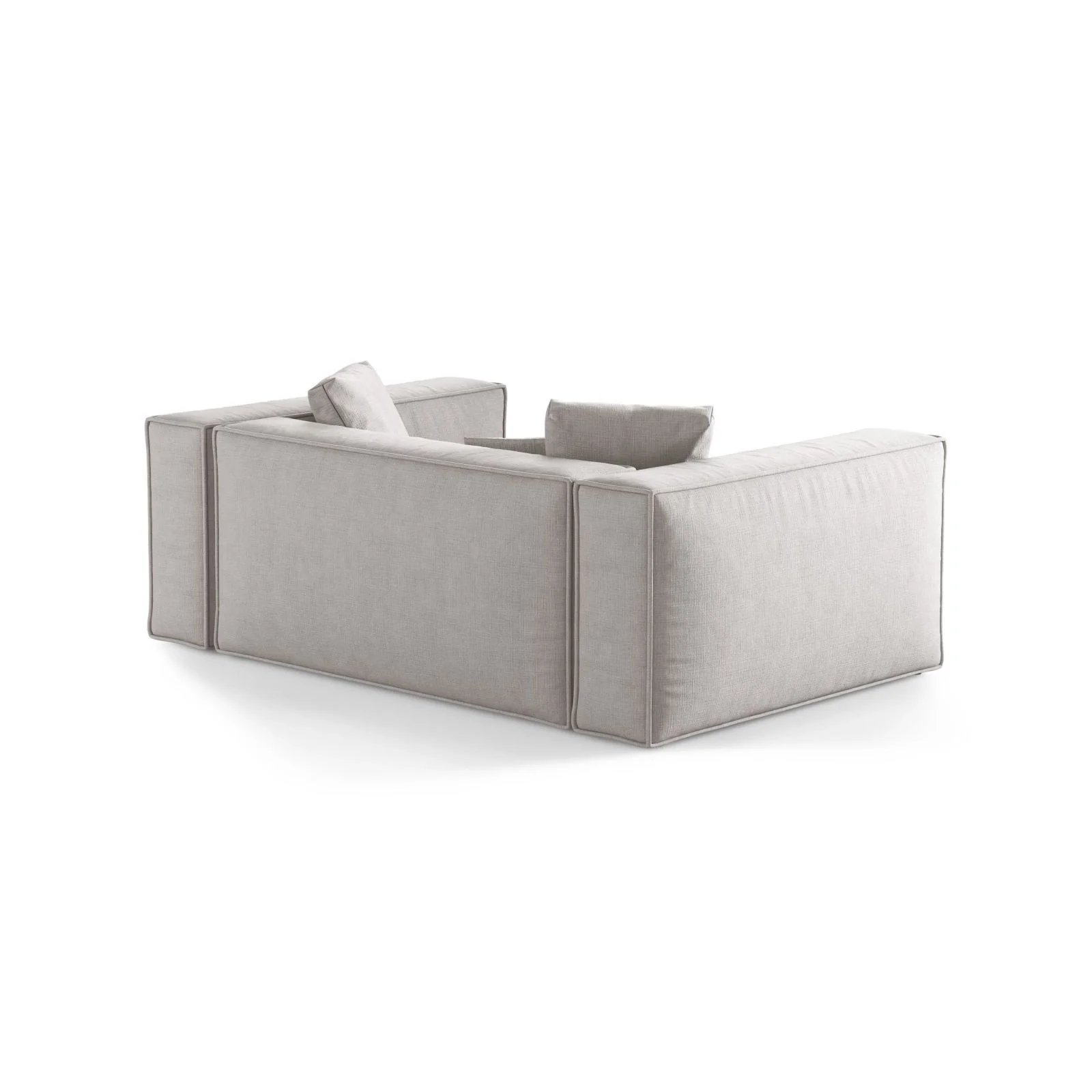 Aveiro 2-Sitzer Sofa aus Samt oder Strukturstoff, 180x118x86 cm - Image 82