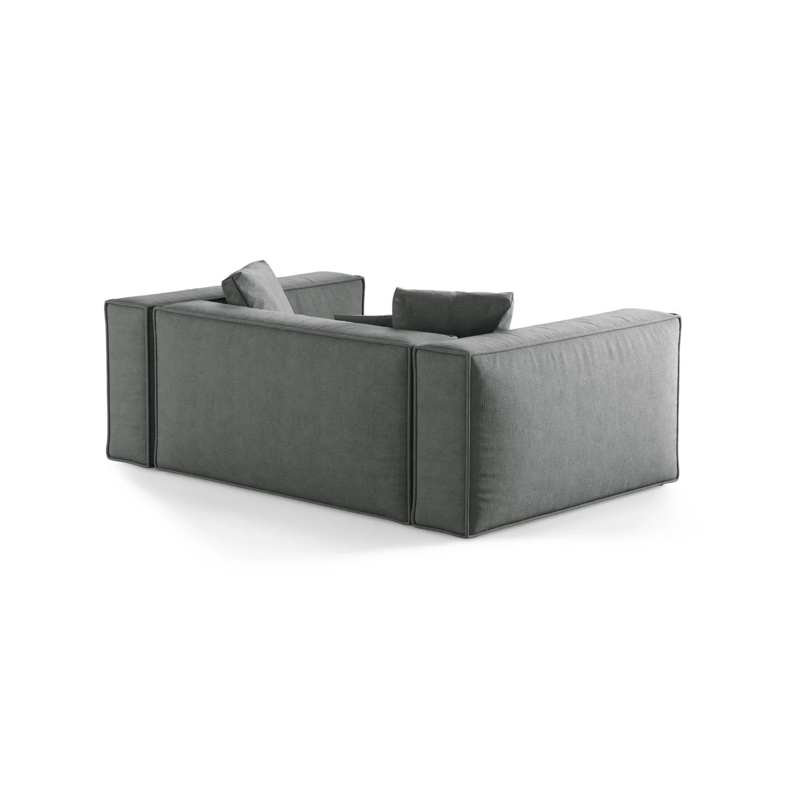 Aveiro 2-Sitzer Sofa aus Samt oder Strukturstoff, 180x118x86 cm - Image 86