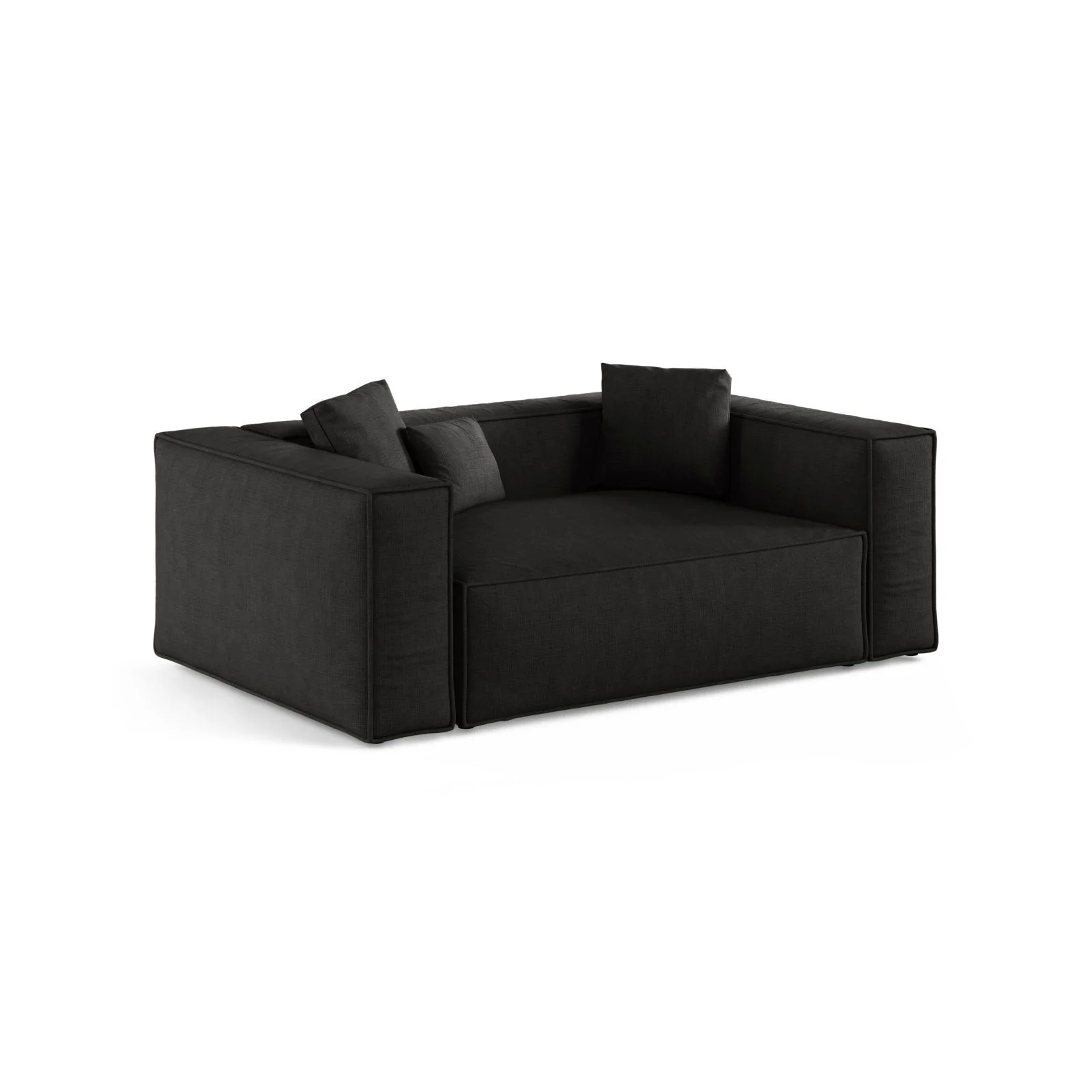 Aveiro 2-Sitzer Sofa aus Samt oder Strukturstoff, 180x118x86 cm - Image 89
