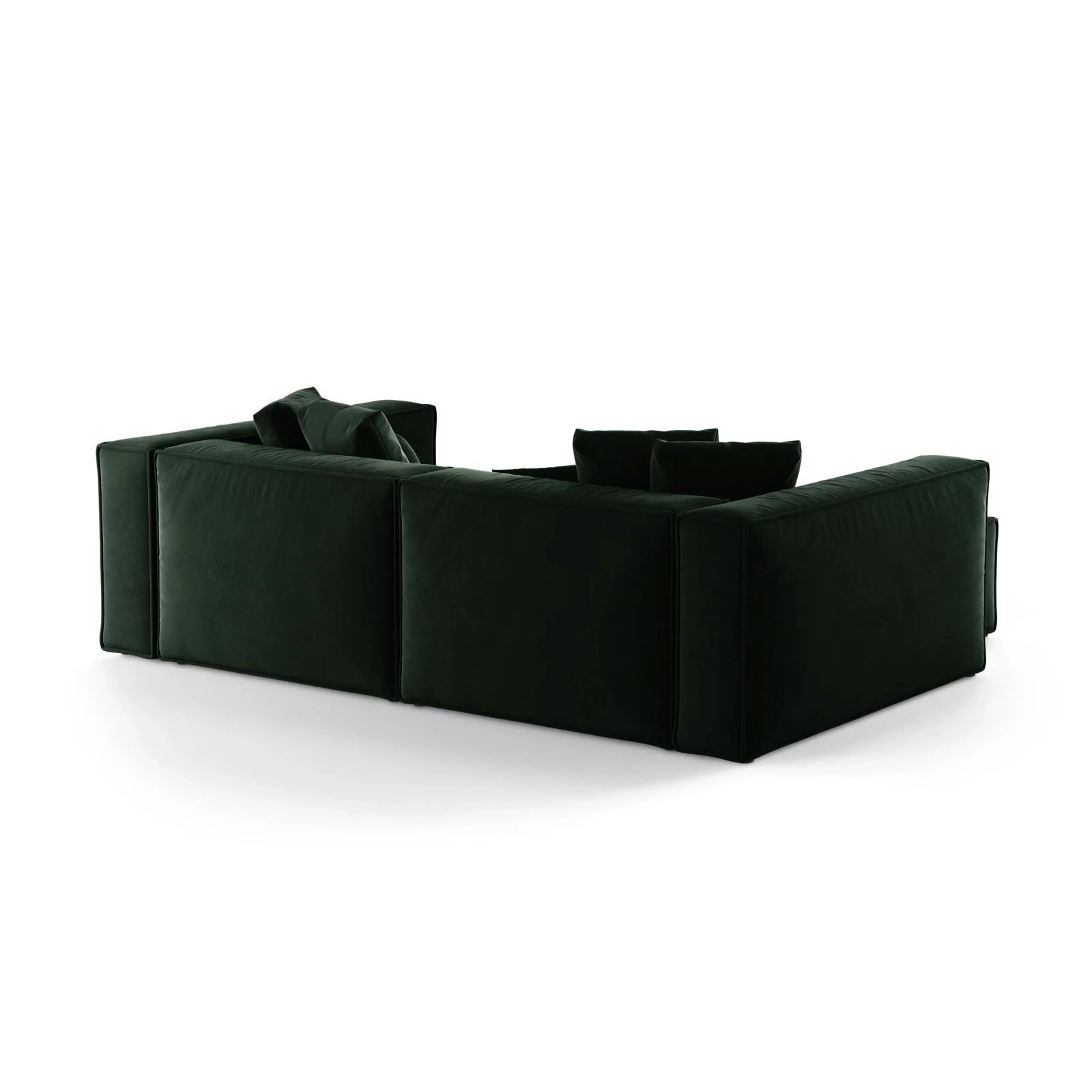 Aveiro 3-Sitzer Ecksofa, Linke Seite, aus Samt, Chenille oder Strukturstoff, 254x167x86 cm - Image 11