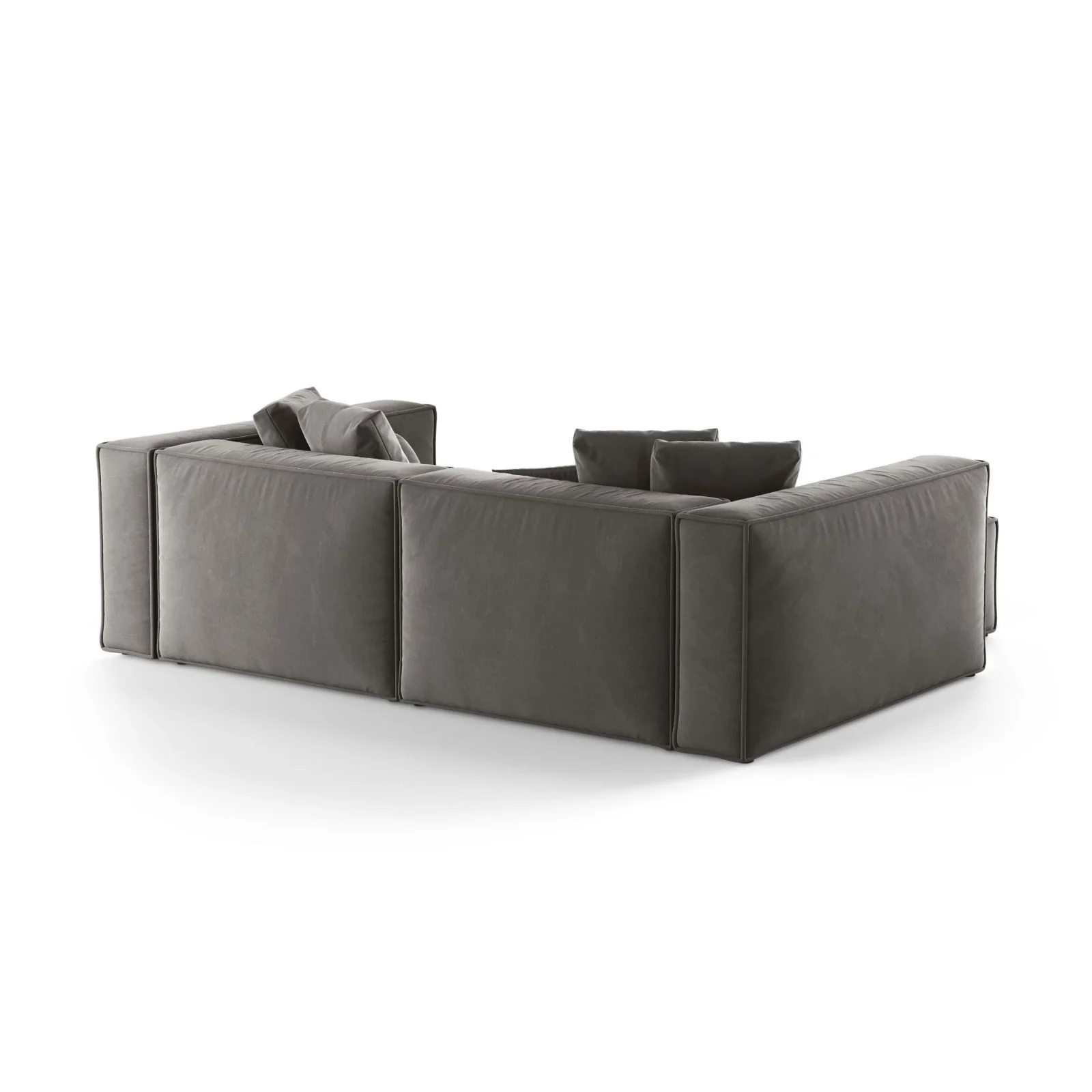 Aveiro 3-Sitzer Ecksofa, Linke Seite, aus Samt, Chenille oder Strukturstoff, 254x167x86 cm - Image 19