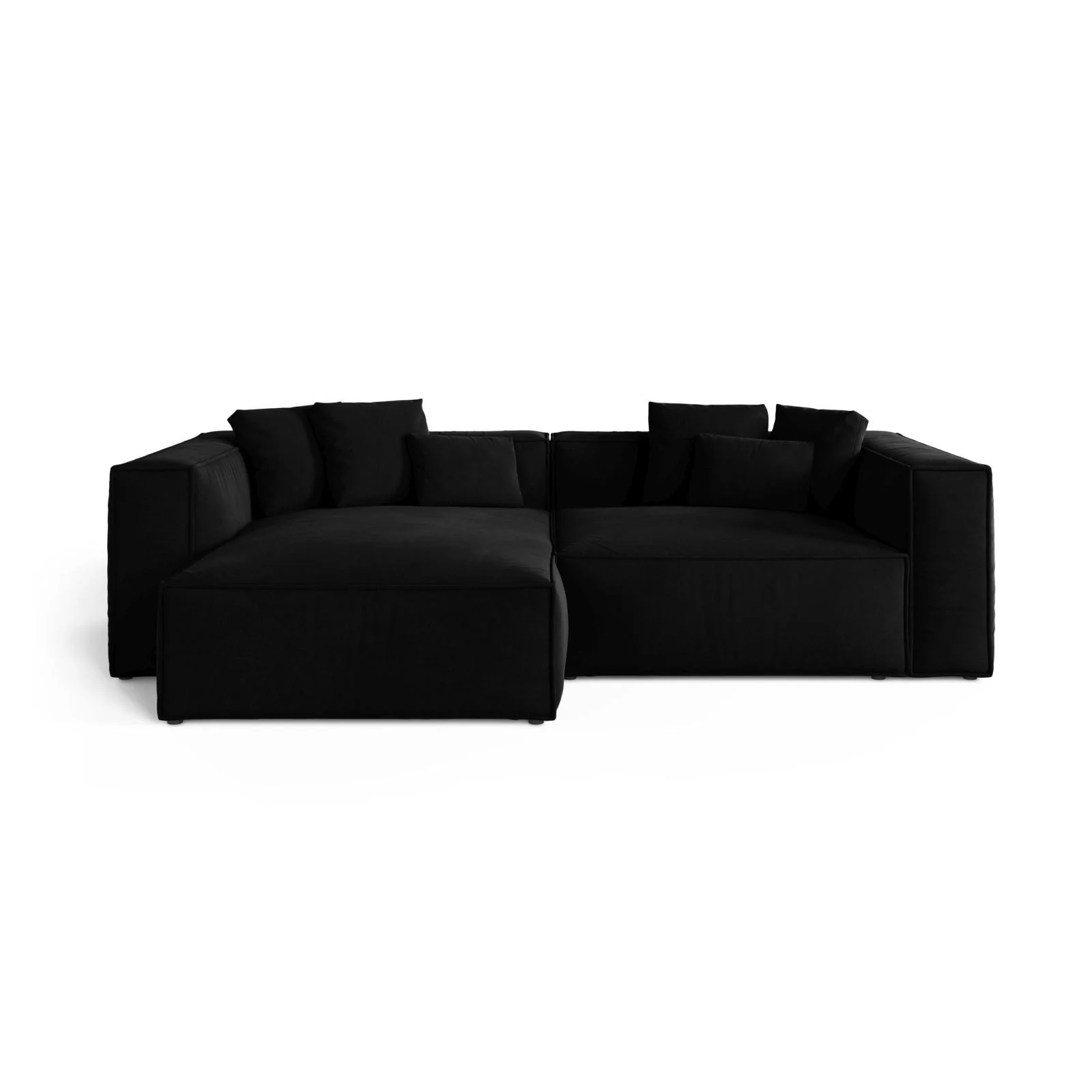 Aveiro 3-Sitzer Ecksofa, Linke Seite, aus Samt, Chenille oder Strukturstoff, 254x167x86 cm - Image 21