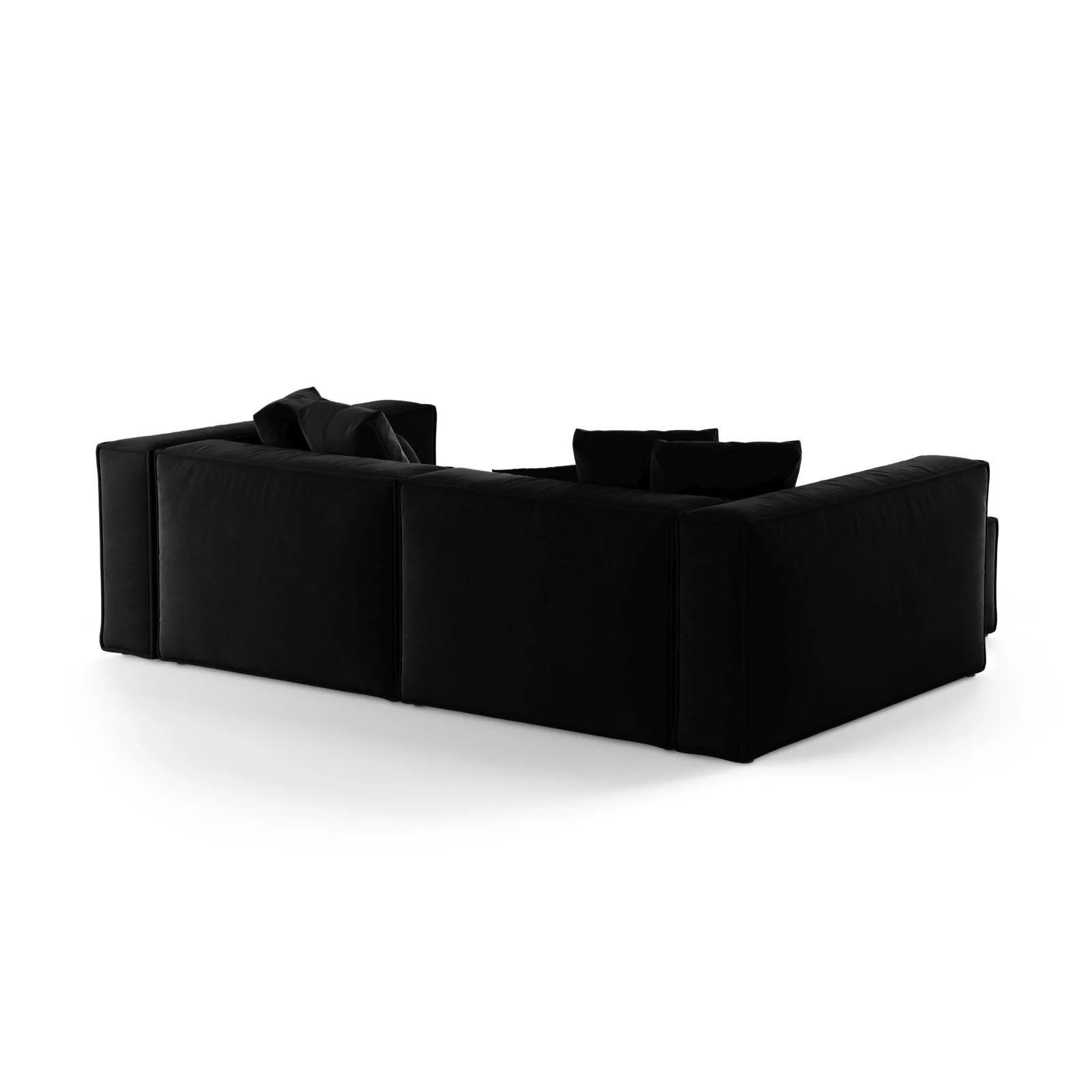 Aveiro 3-Sitzer Ecksofa, Linke Seite, aus Samt, Chenille oder Strukturstoff, 254x167x86 cm - Image 23