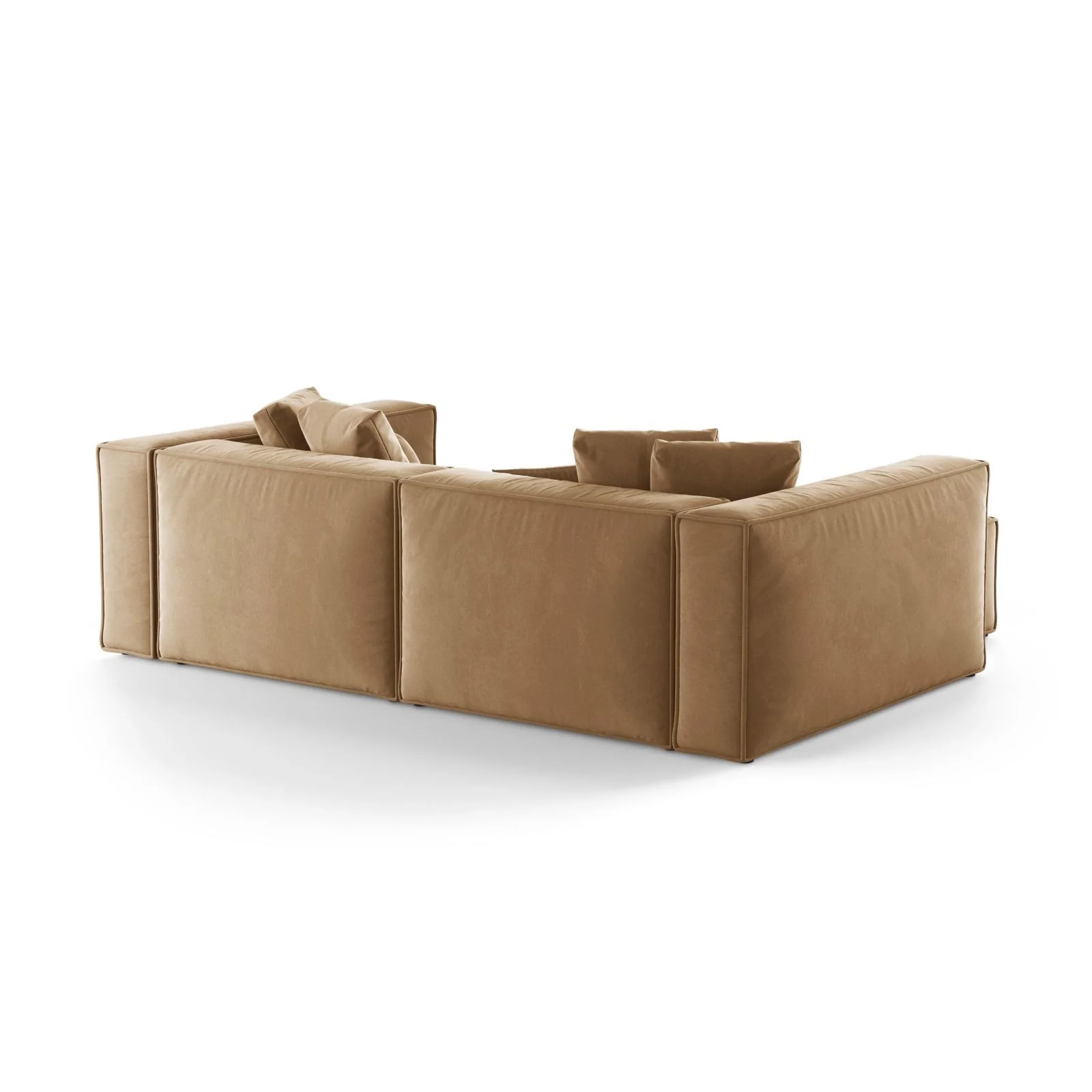 Aveiro 3-Sitzer Ecksofa, Linke Seite, aus Samt, Chenille oder Strukturstoff, 254x167x86 cm - Image 31