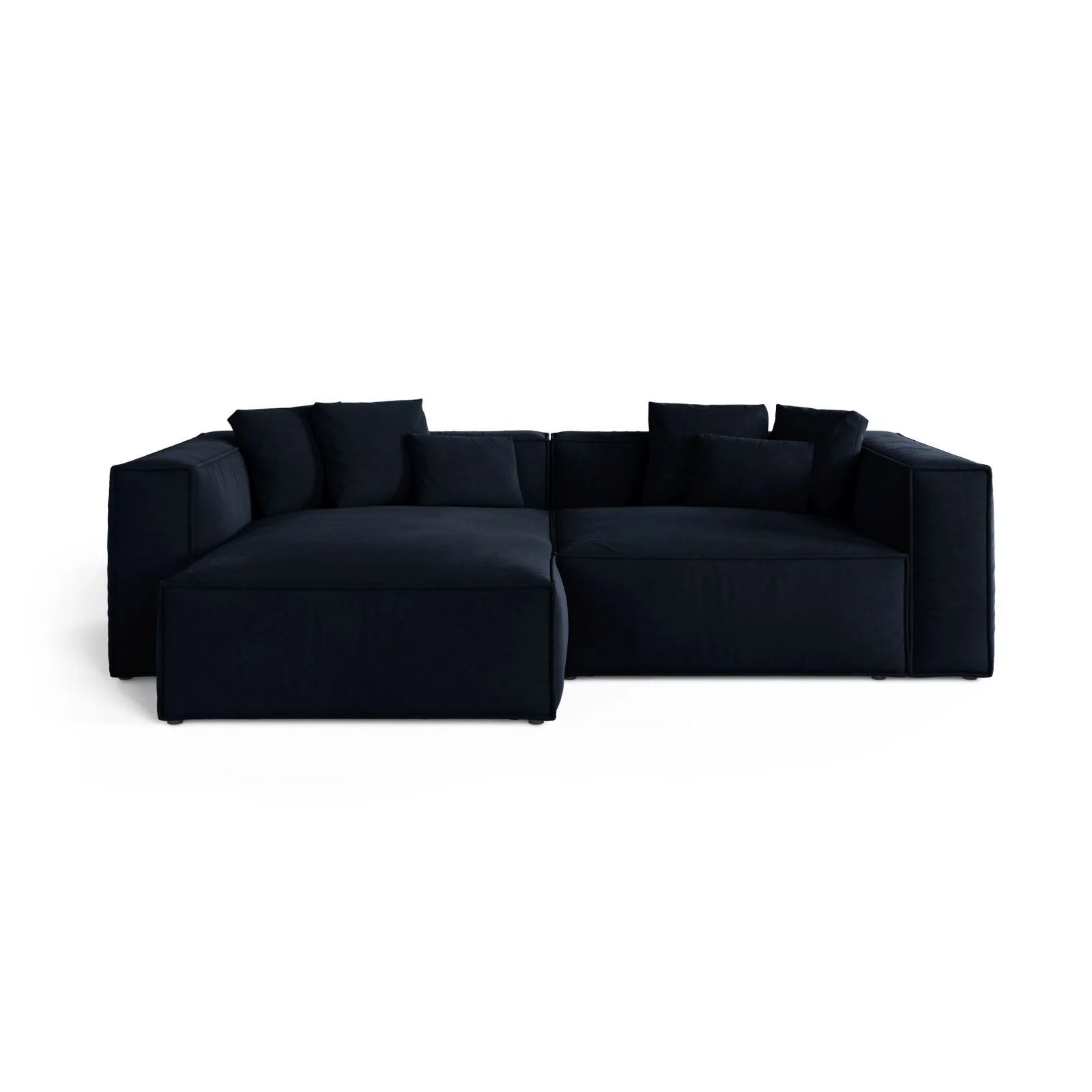 Aveiro 3-Sitzer Ecksofa, Linke Seite, aus Samt, Chenille oder Strukturstoff, 254x167x86 cm - Image 5